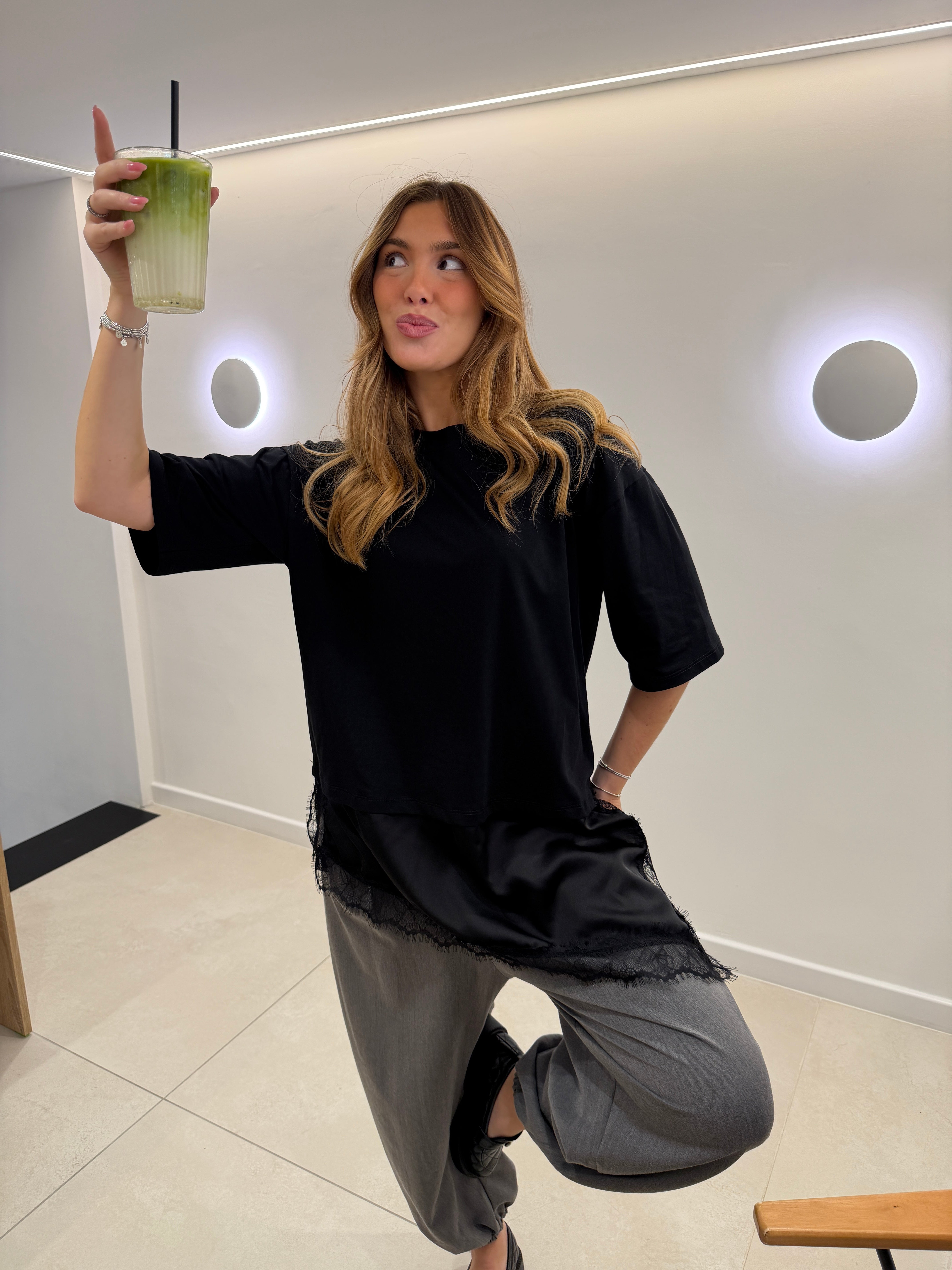 Tee-shirt Lizzie noir