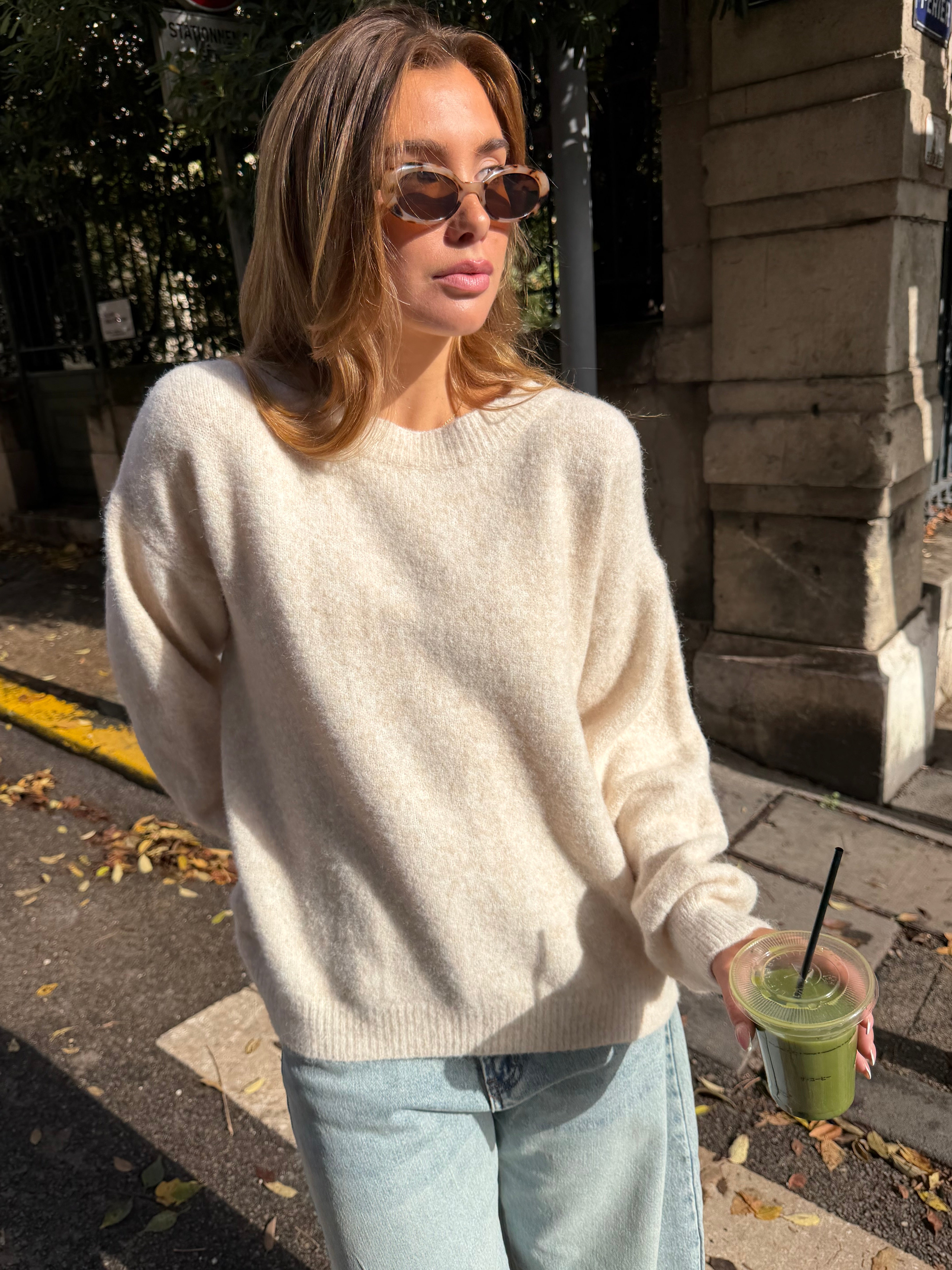 Pull Caroline beige