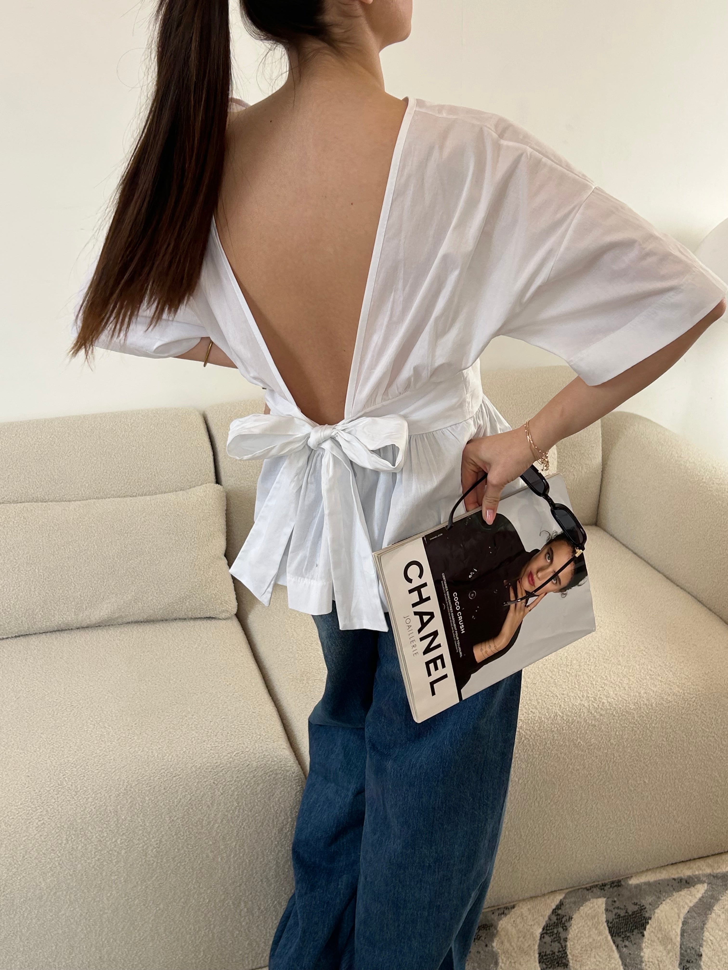 Geneviève hvid bluse