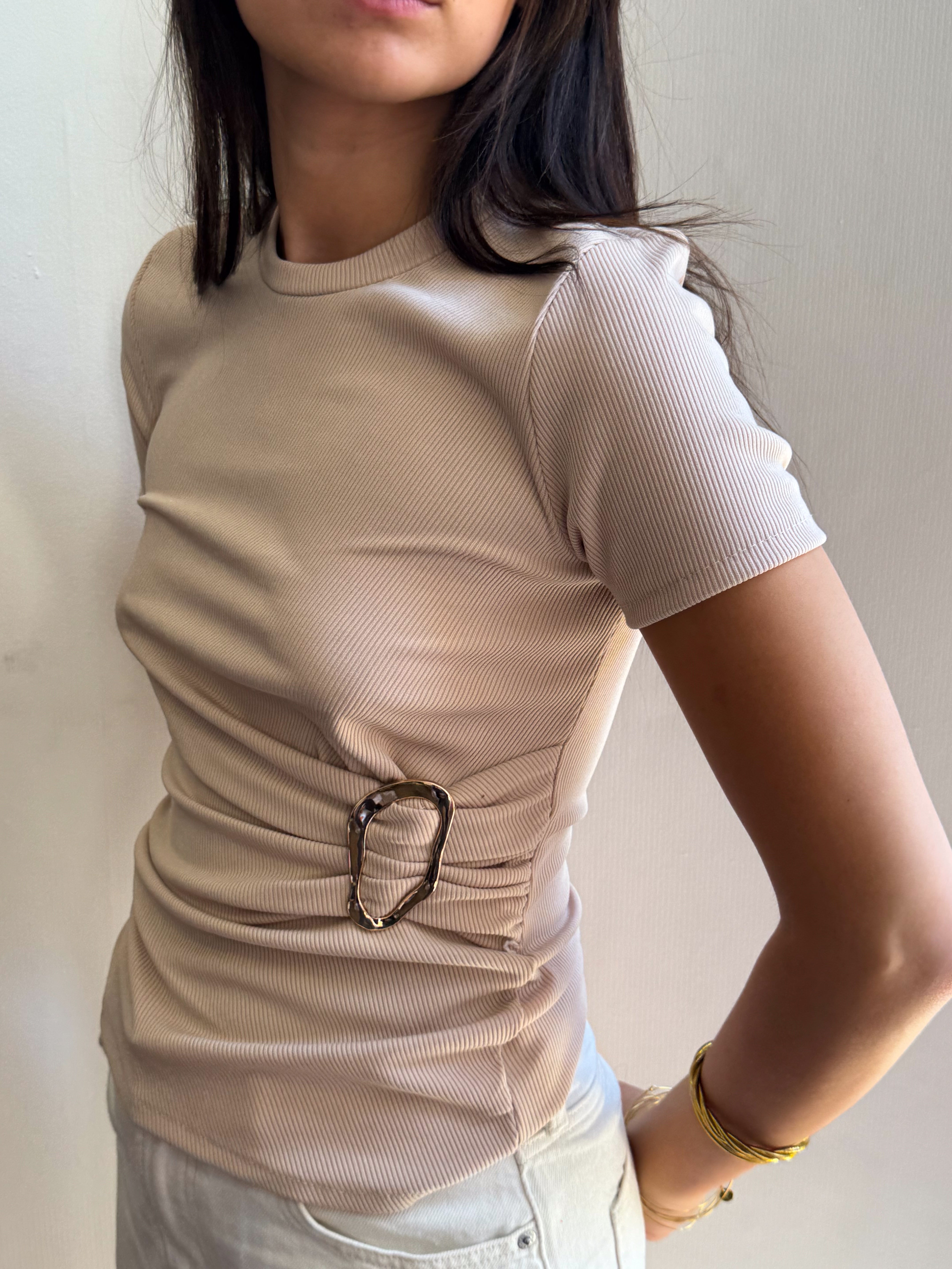 Cherine beige top