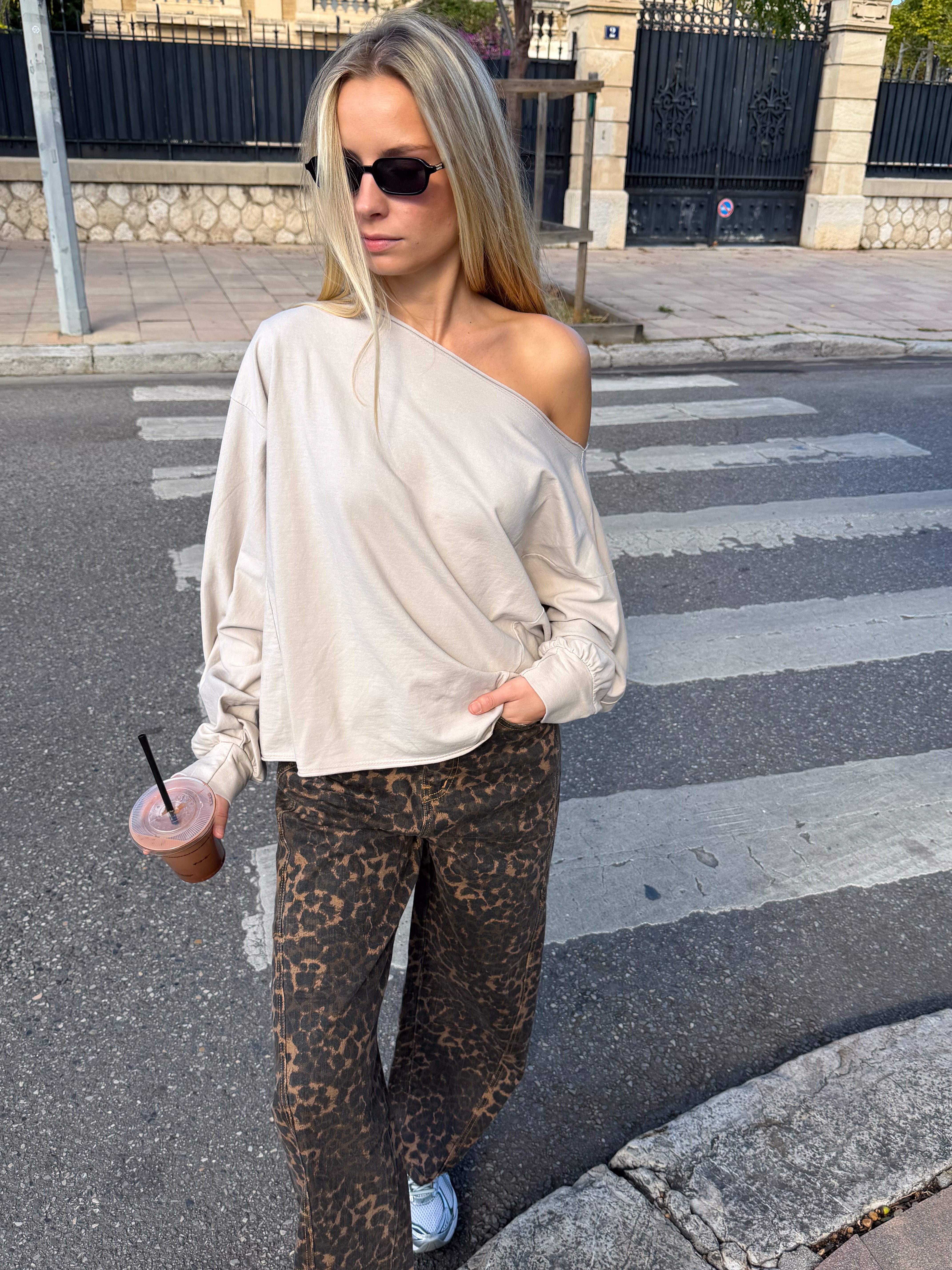 Tee-shirt Juliette beige