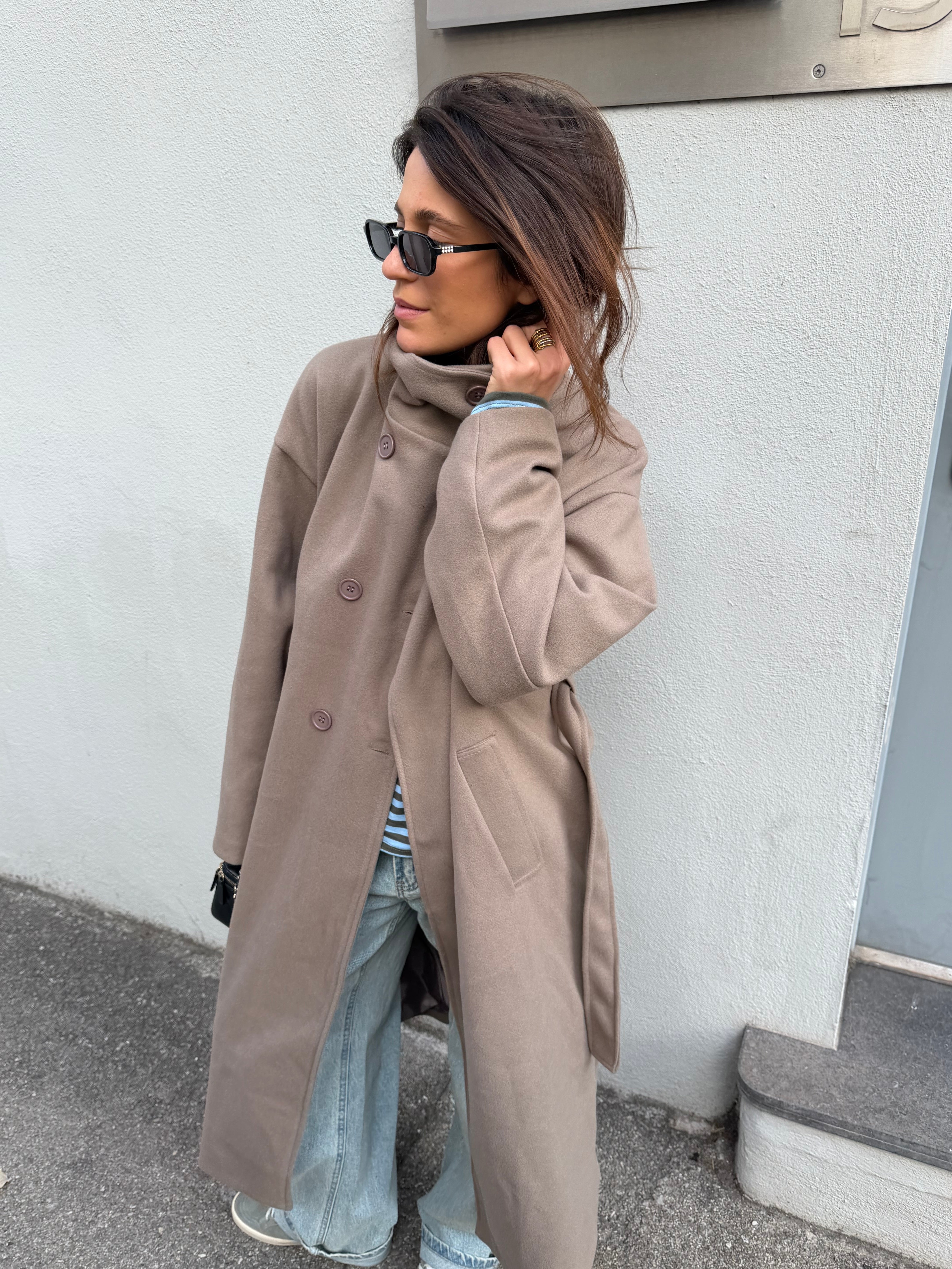 Manteau Joyce taupe