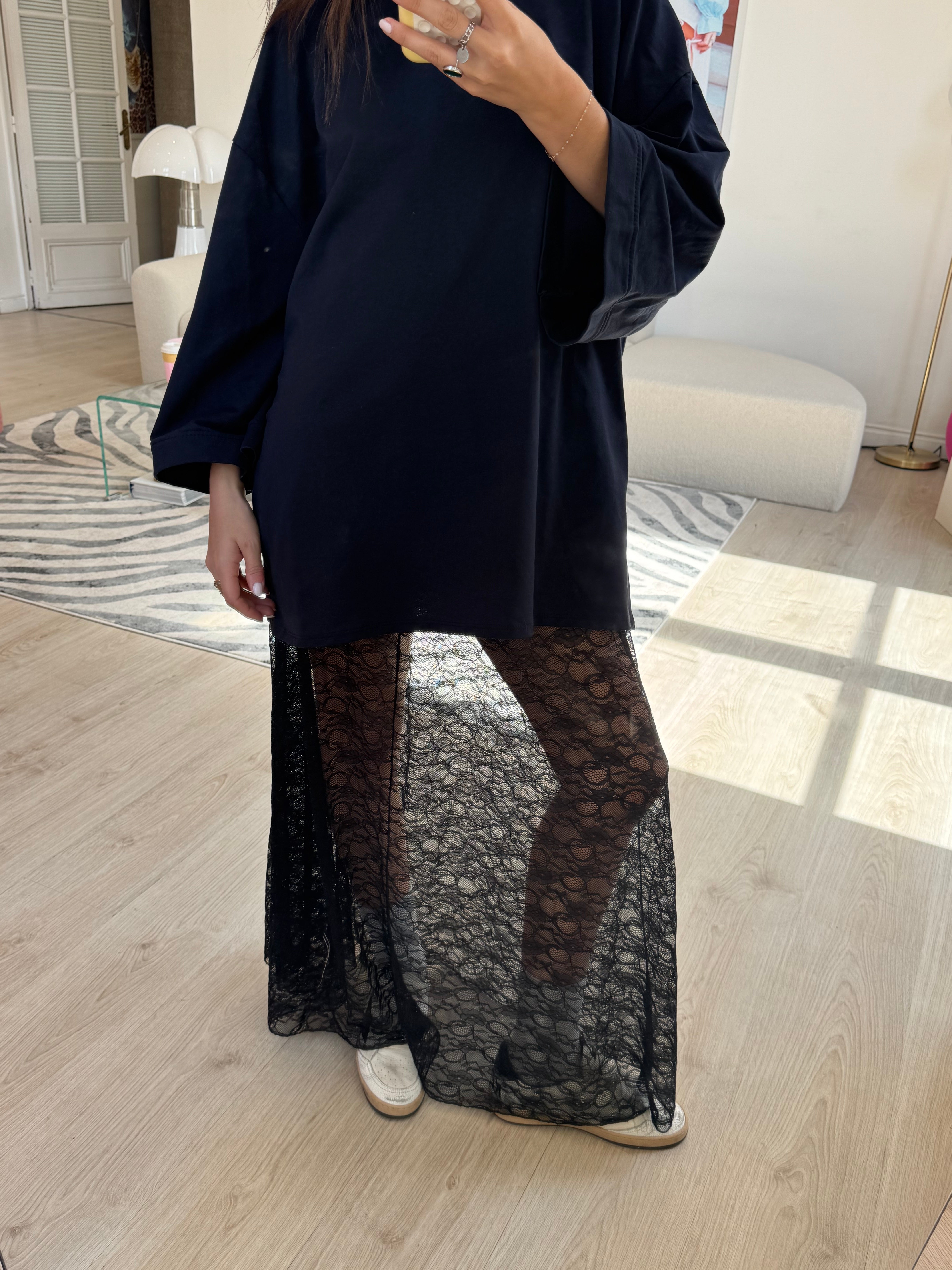 Svart kjol Lili