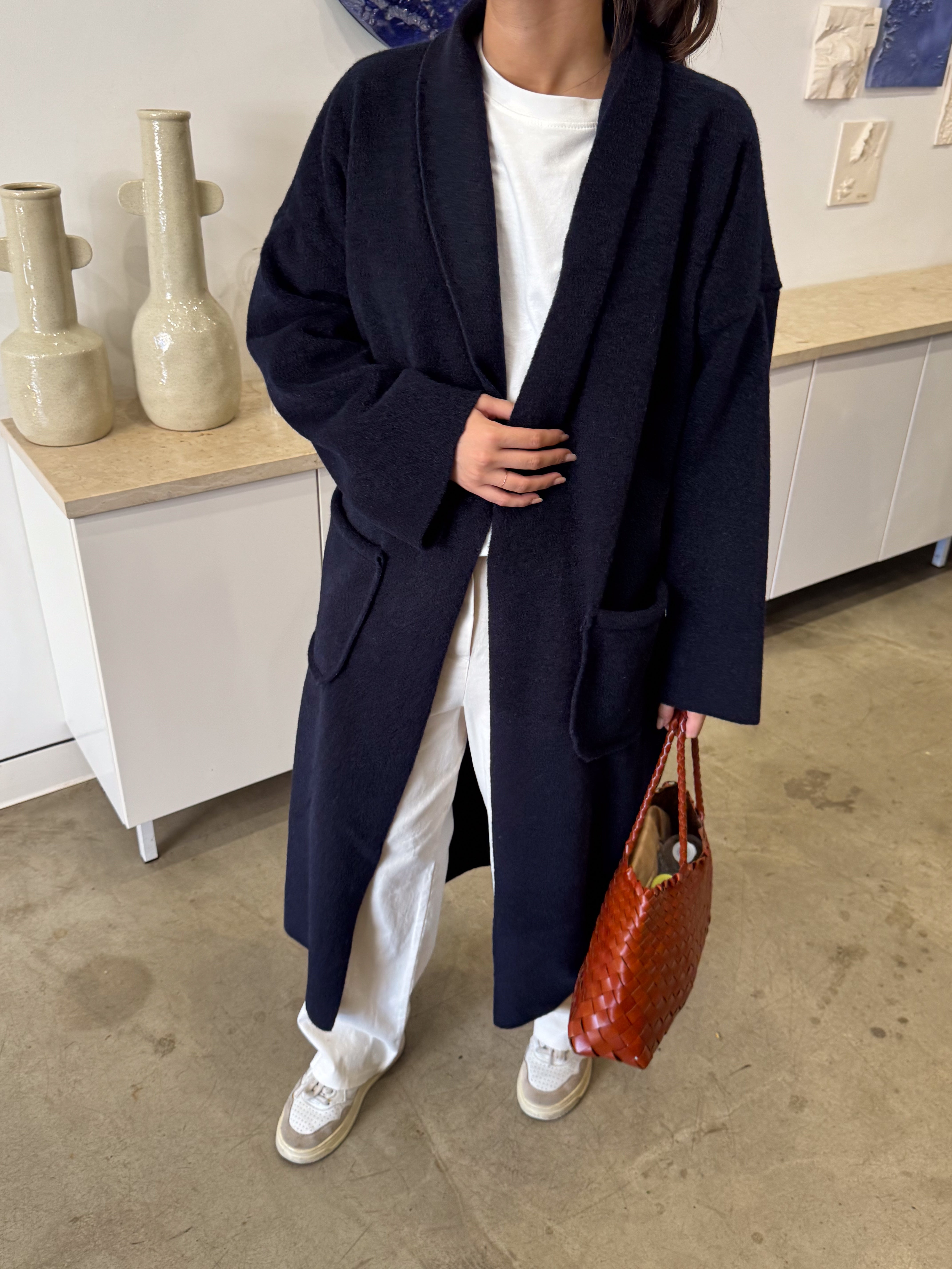 Gilet Lana bleu marine