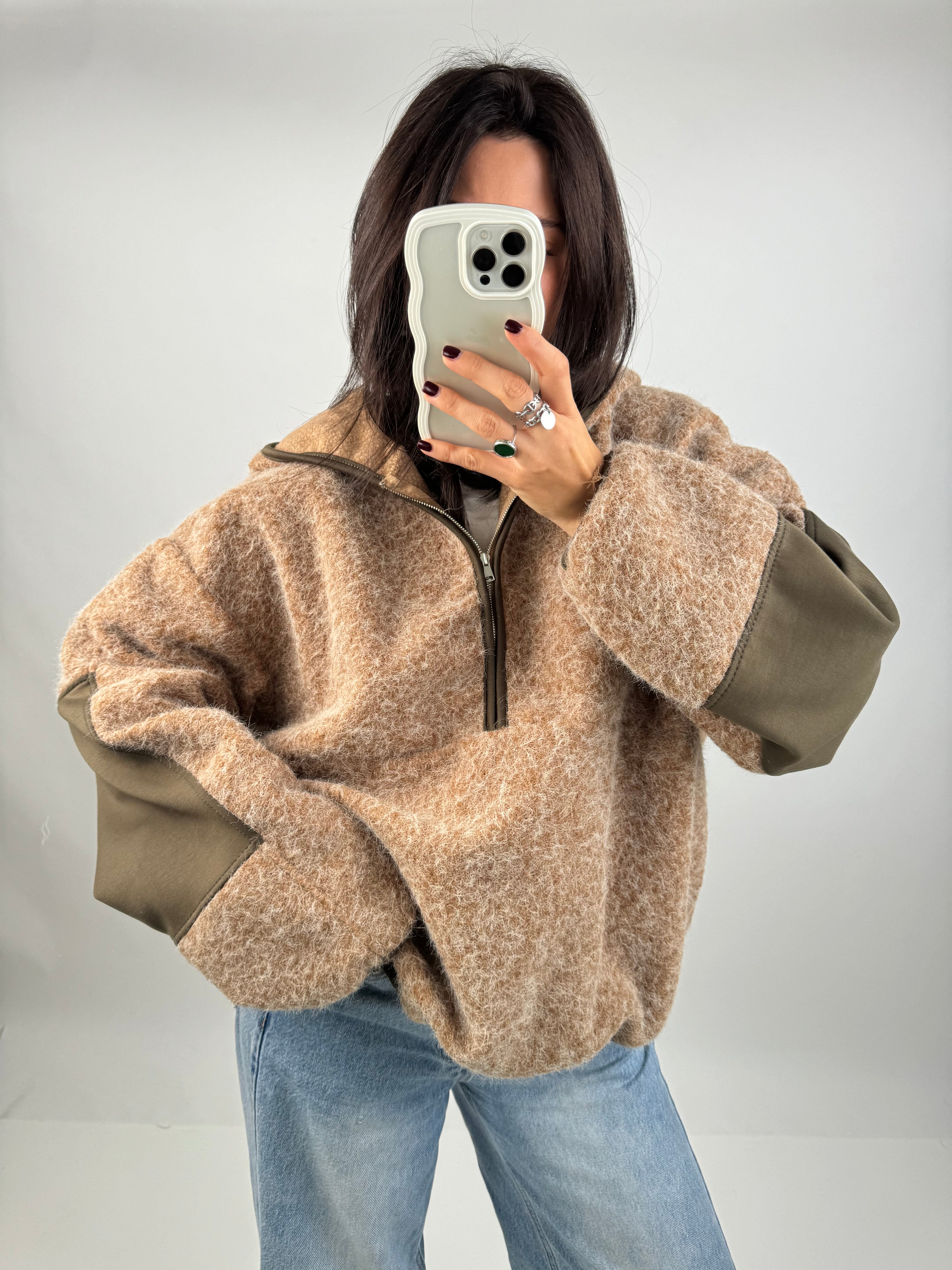 Lamia camel sweatshirt