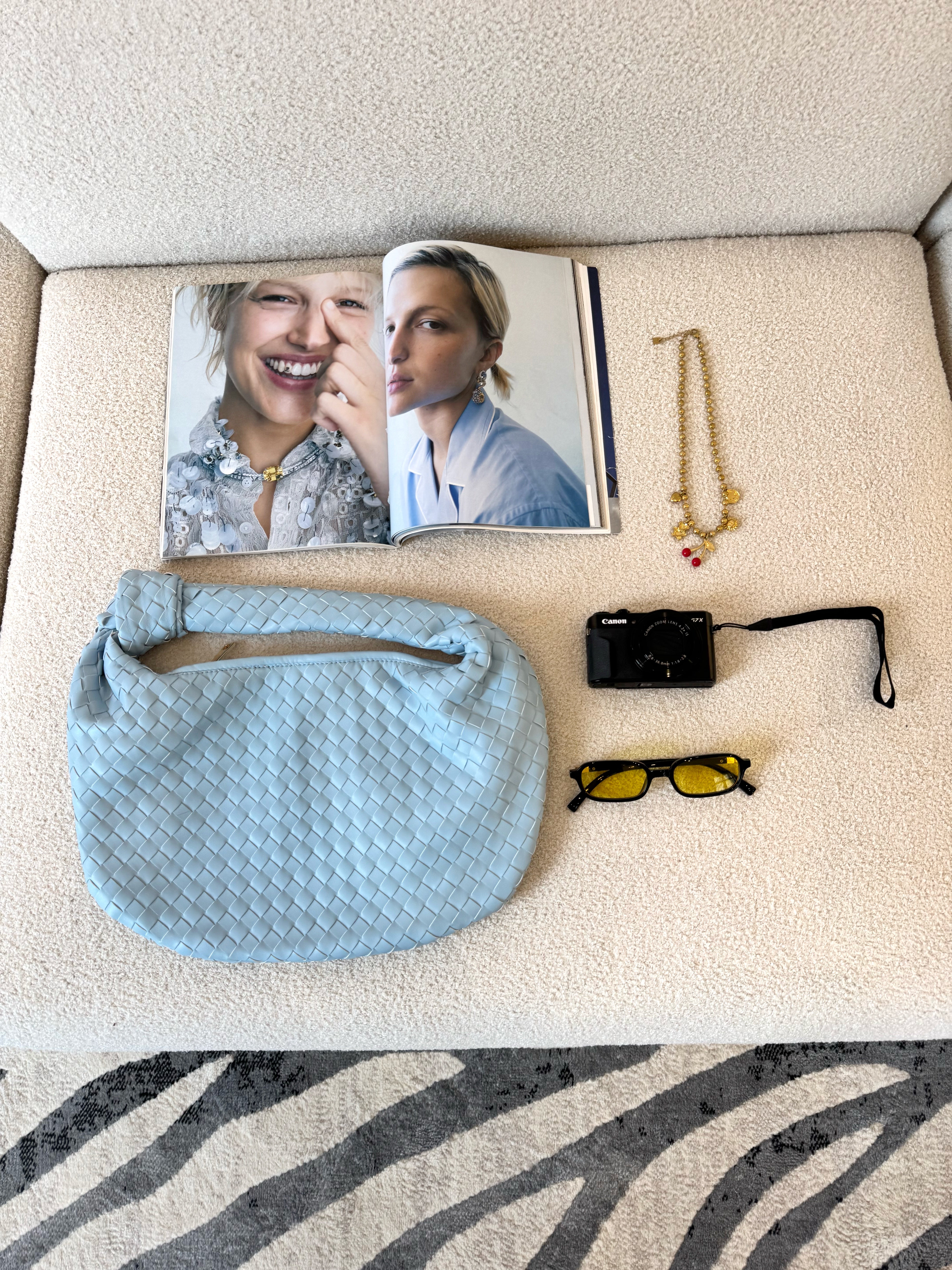 Sky blue Sia bag