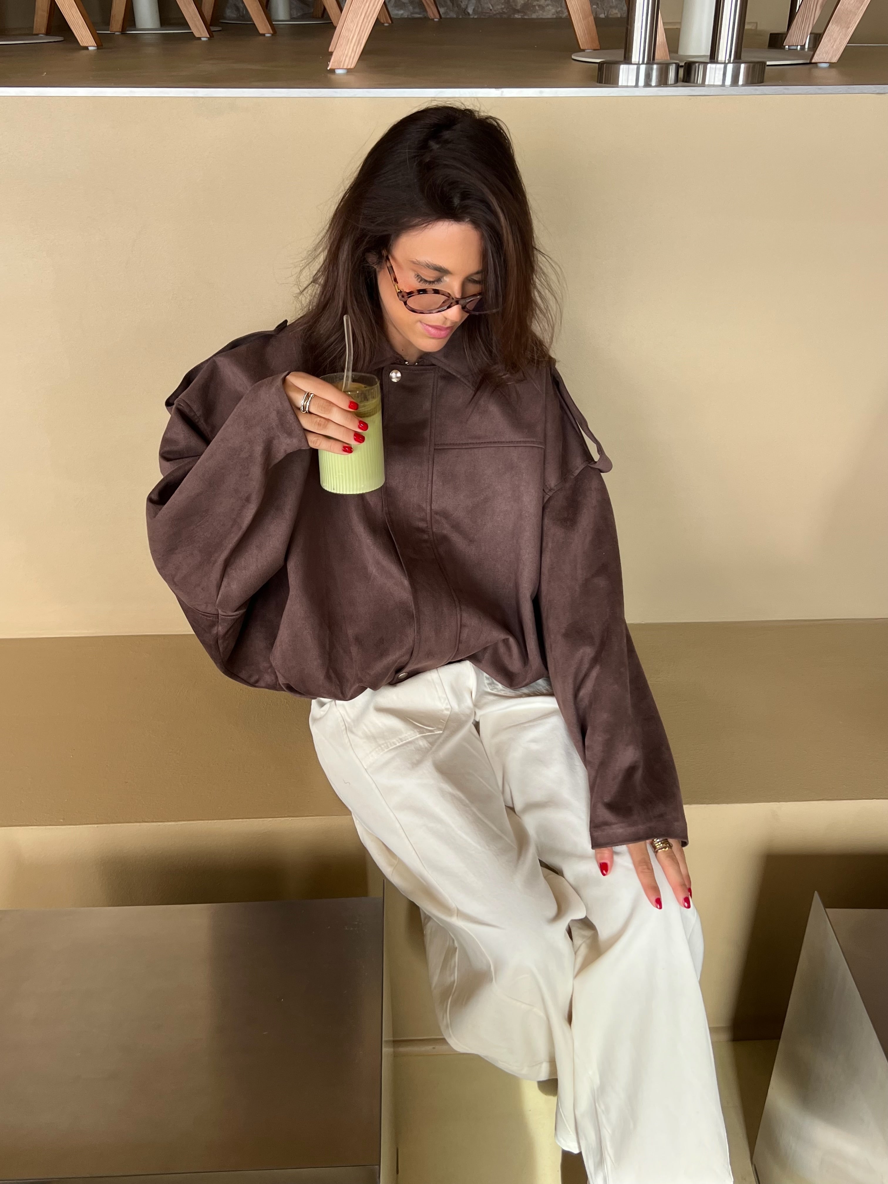 Veste Perrine marron