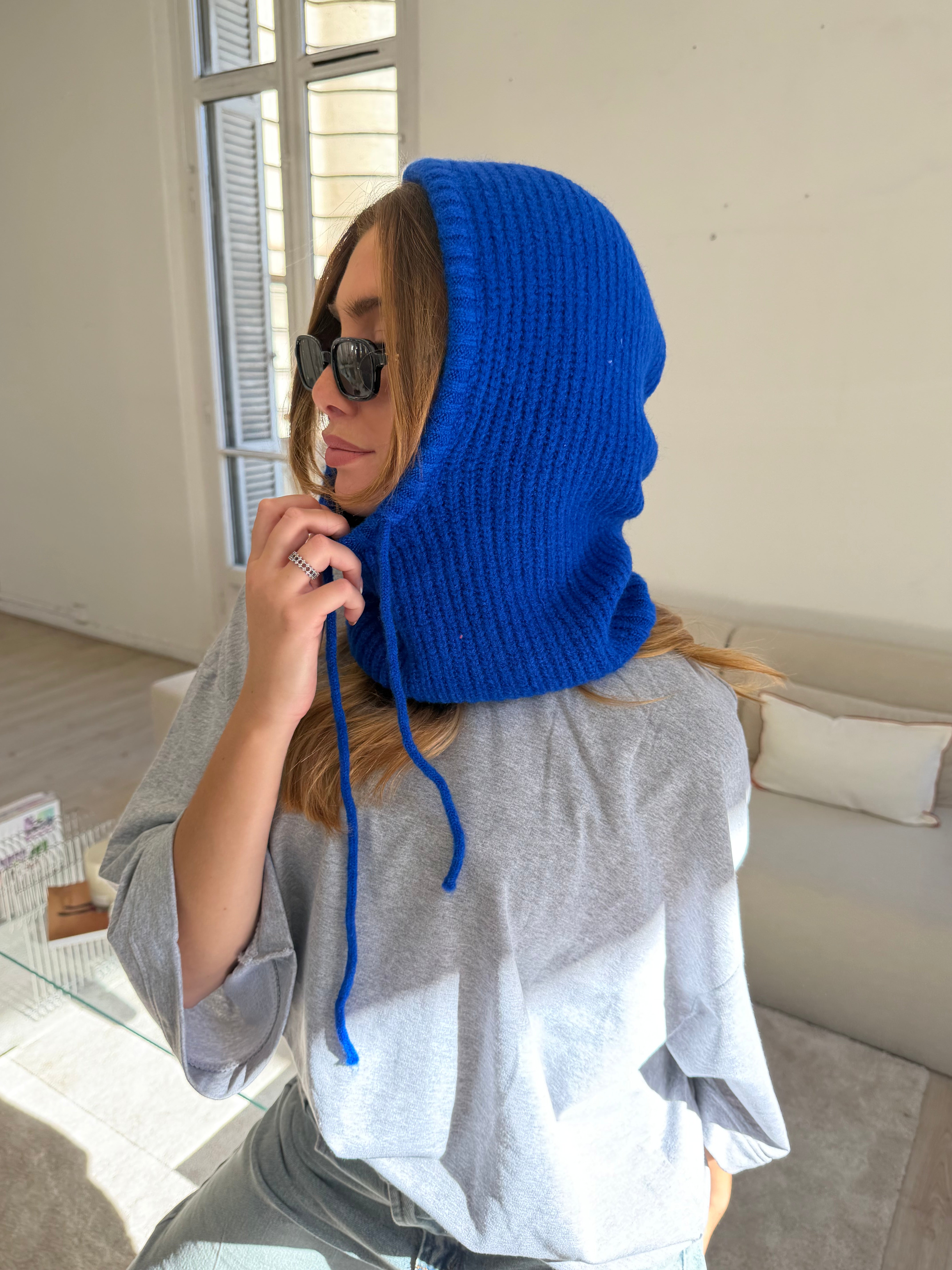 Cagoule Diana bleu électrique