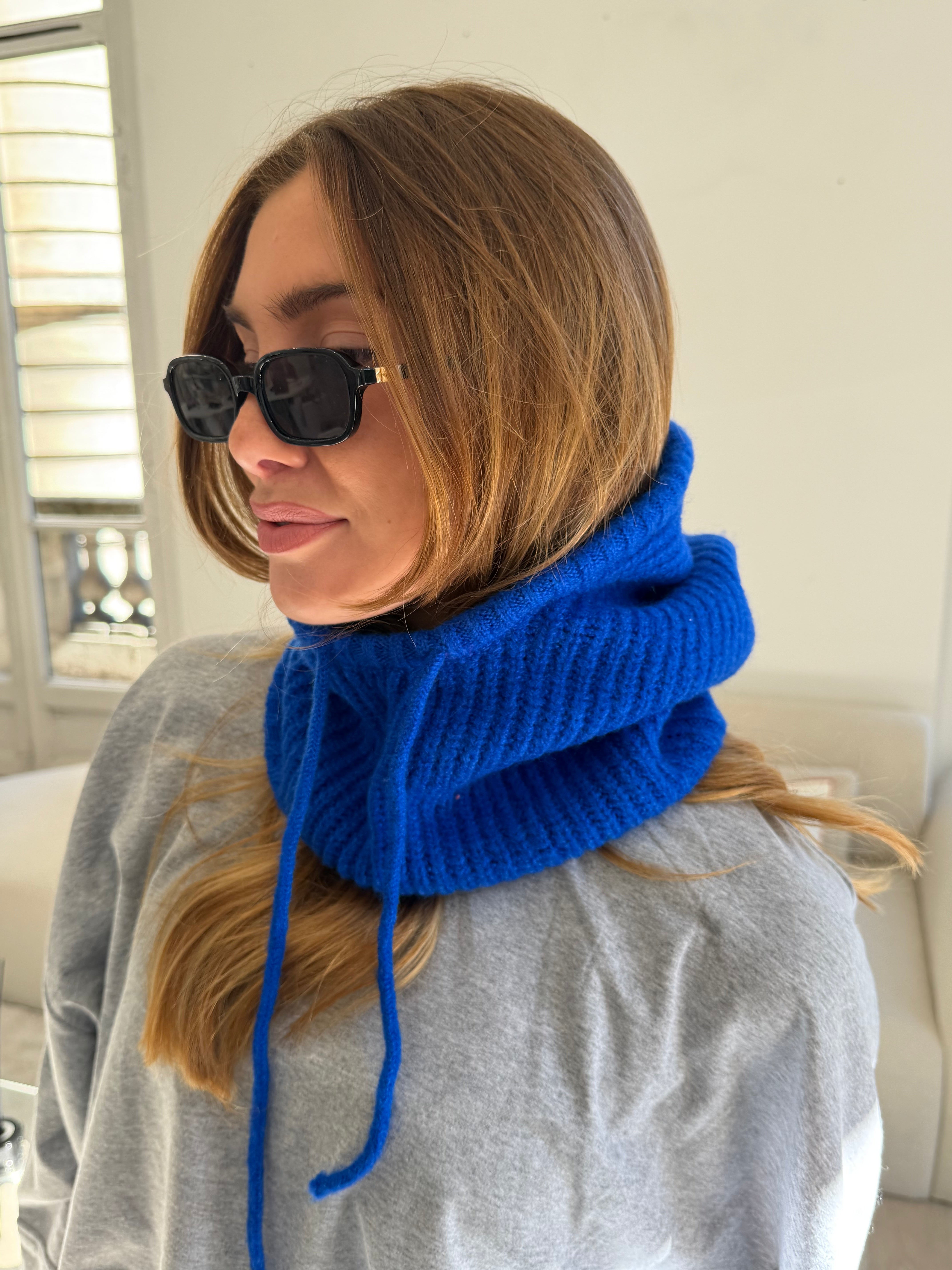 Cagoule Diana bleu électrique