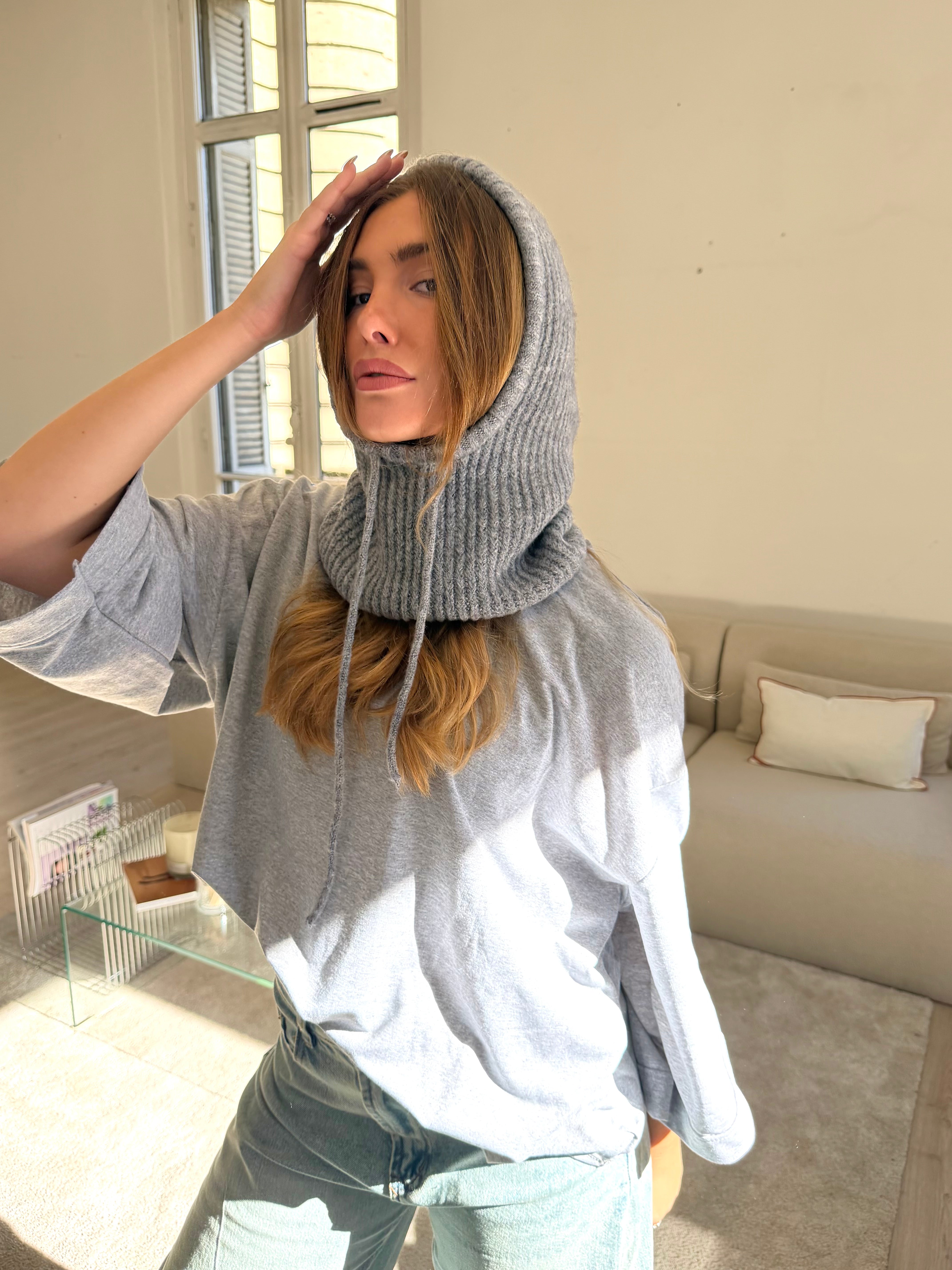 Cagoule Diana grise
