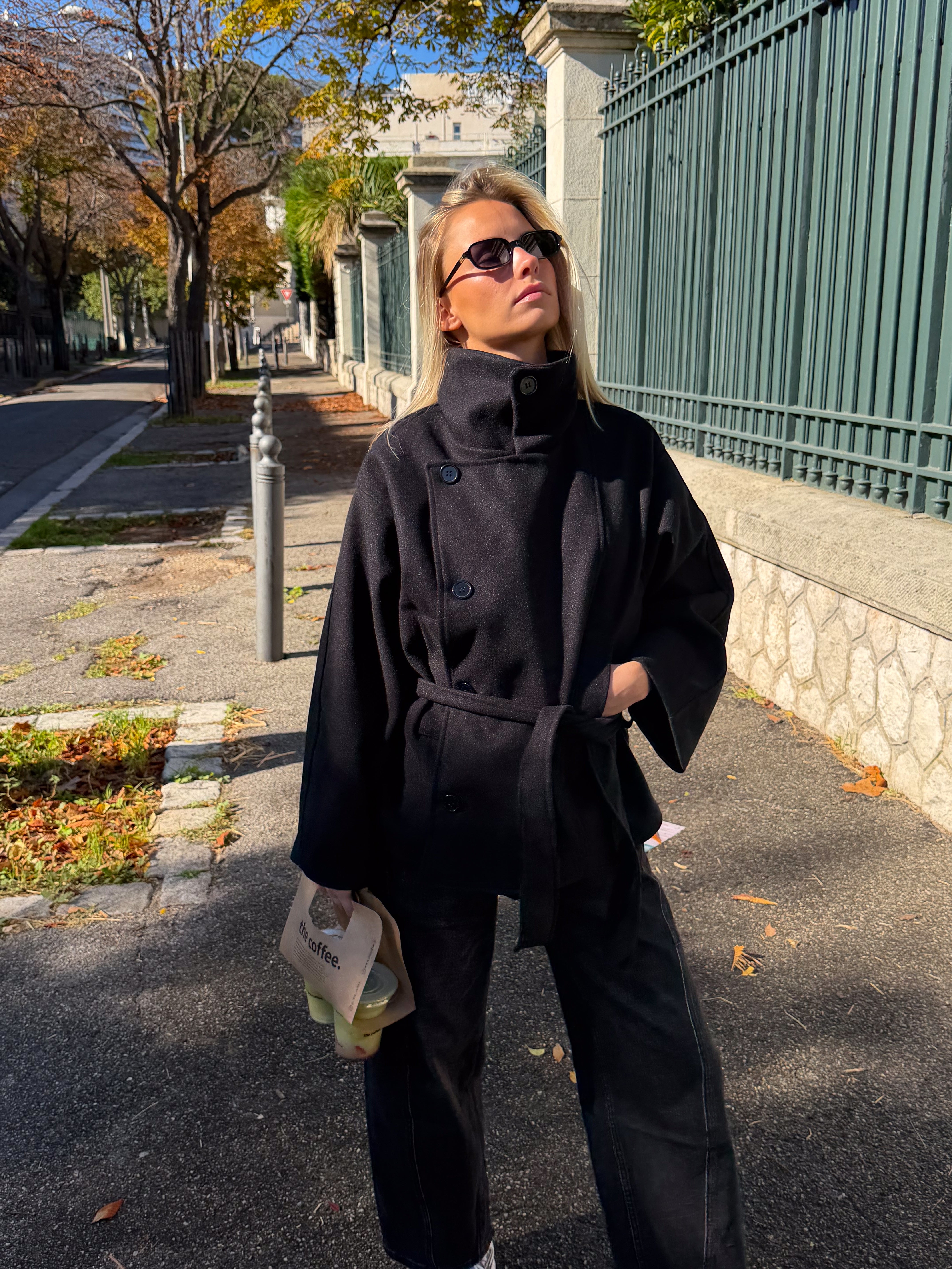 Manteau Roxane noir