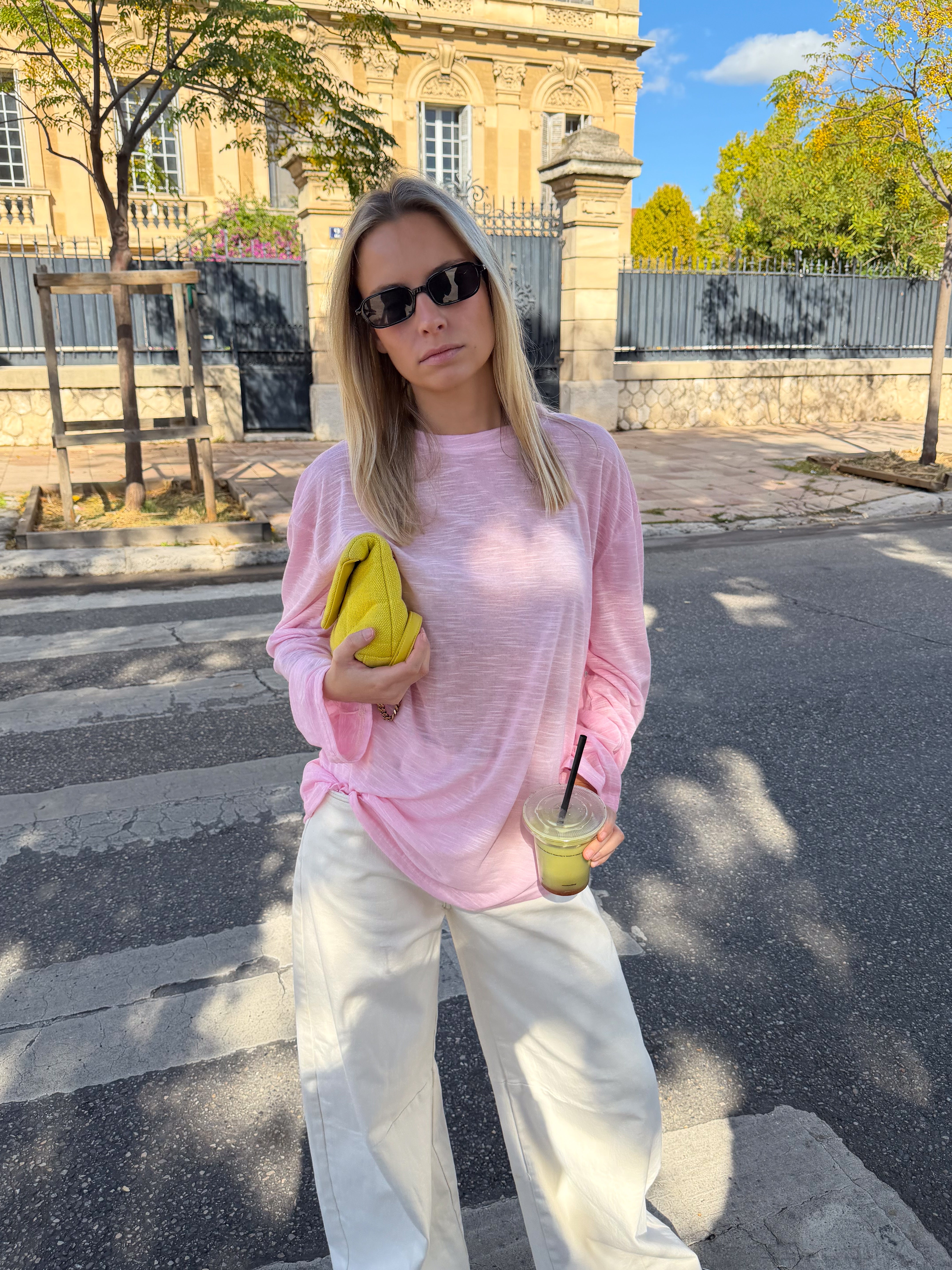 Tee-shirt Colomba rose