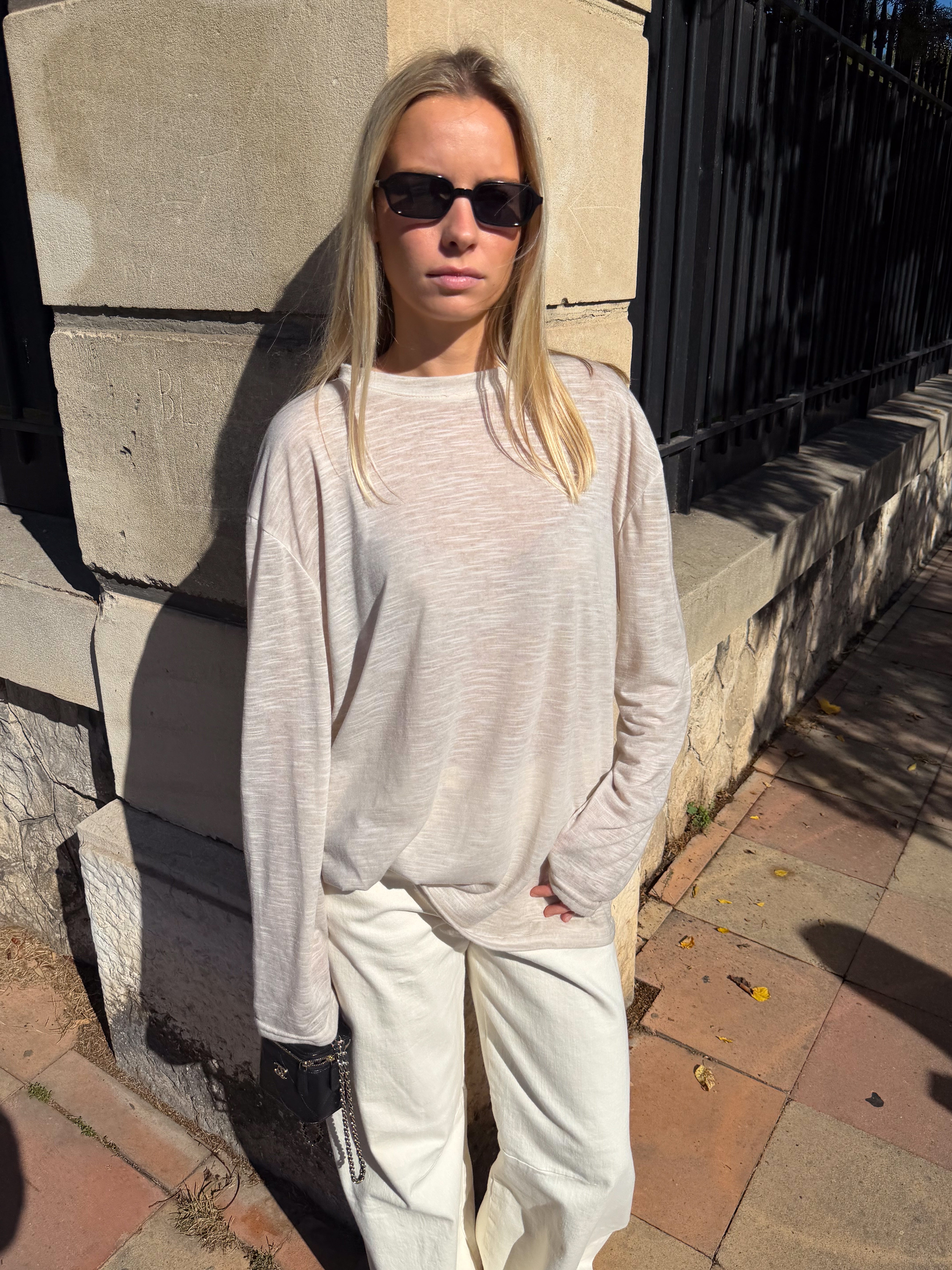 Beiges T-Shirt Colomba