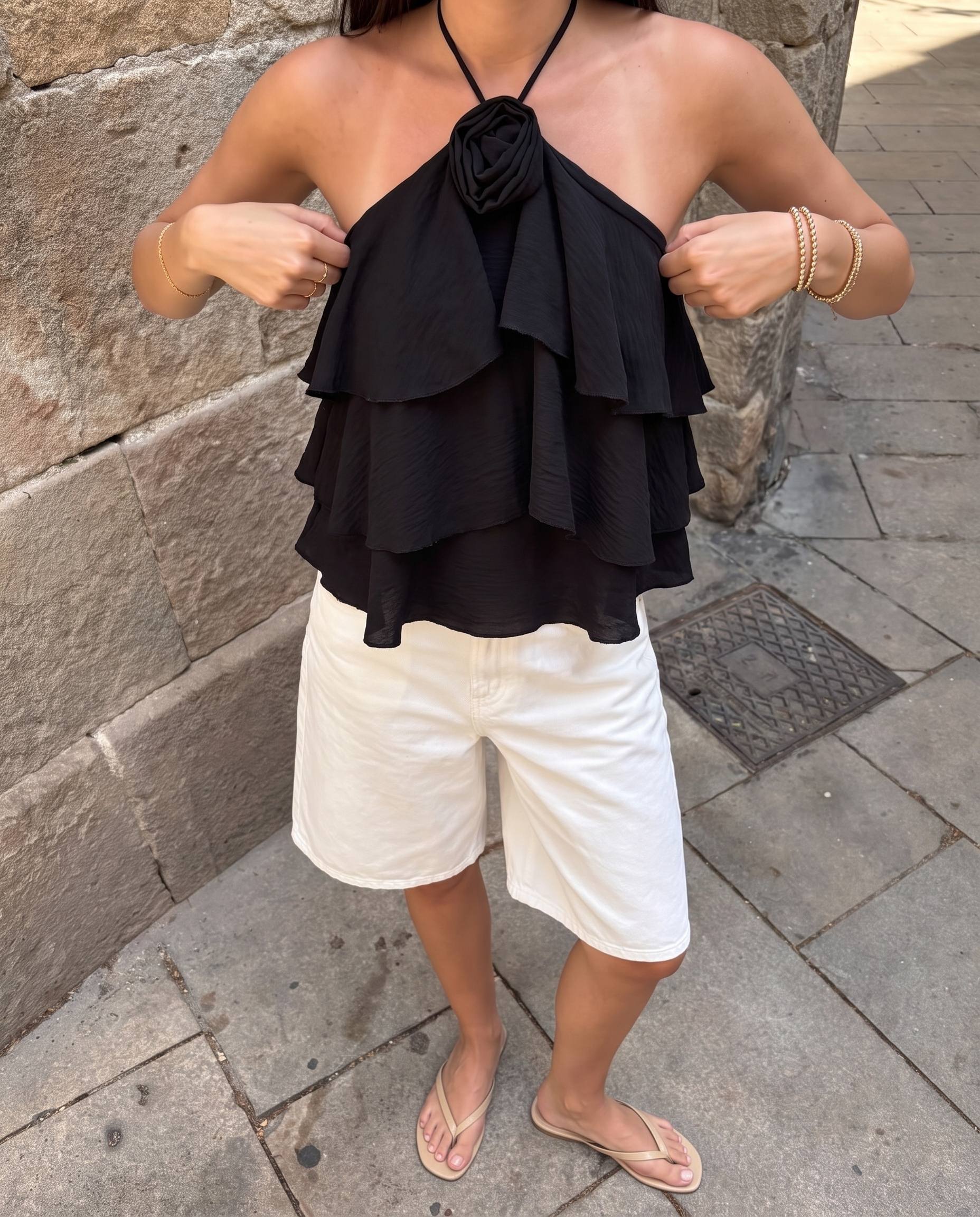 Isadora svart topp