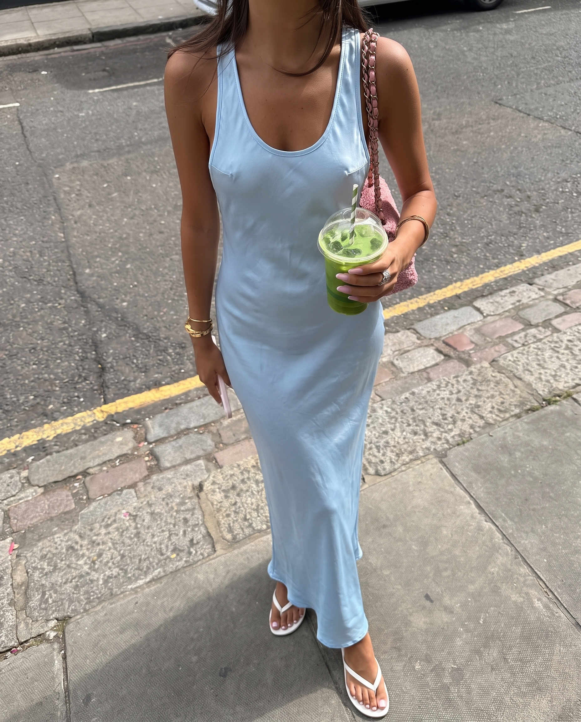 Kleid Redona Himmelblau