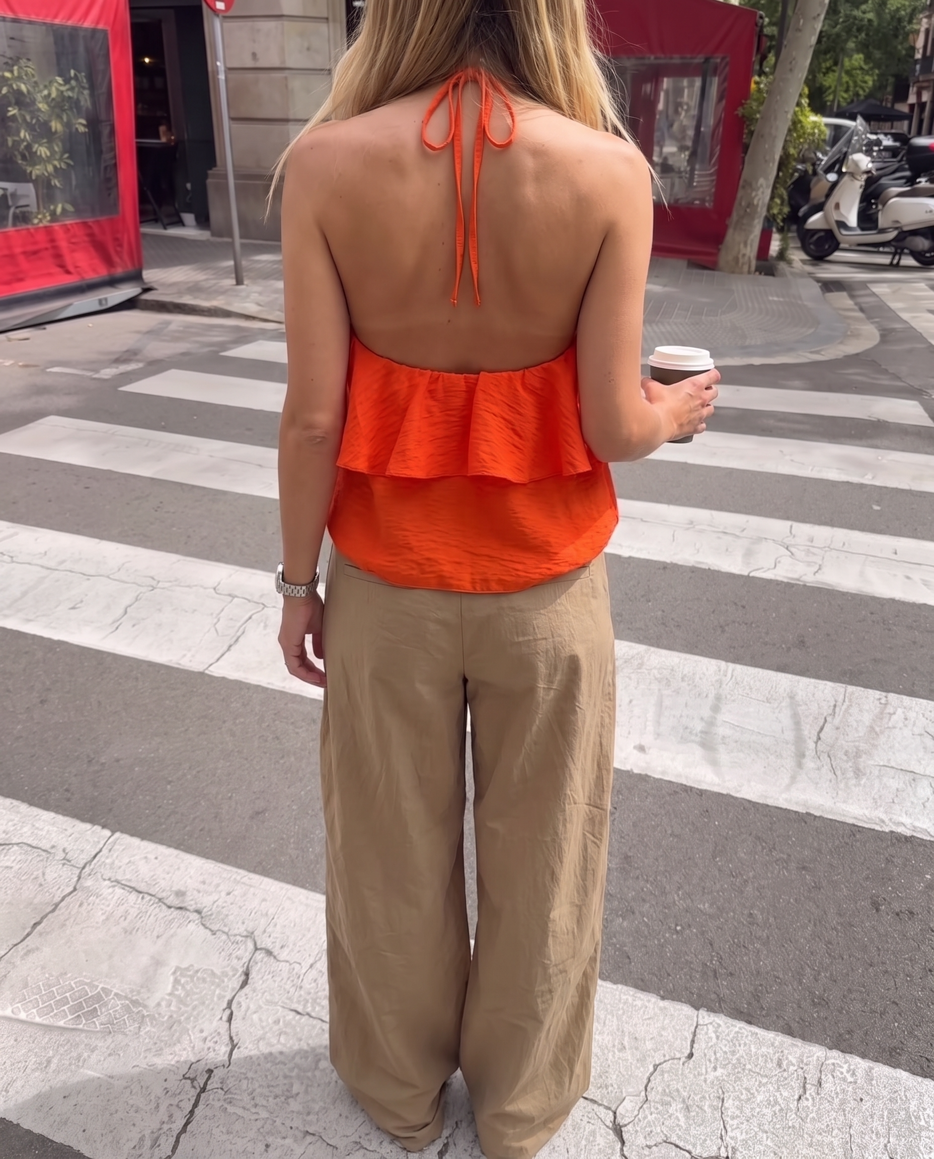 Isadora topp orange