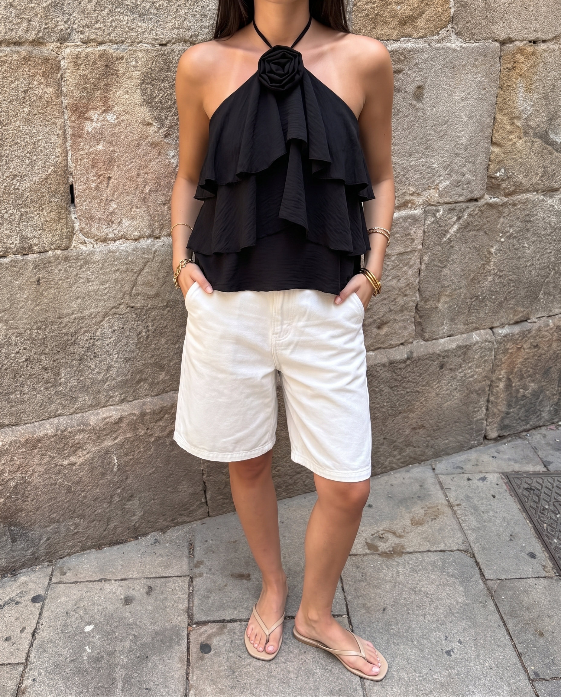 Isadora svart topp