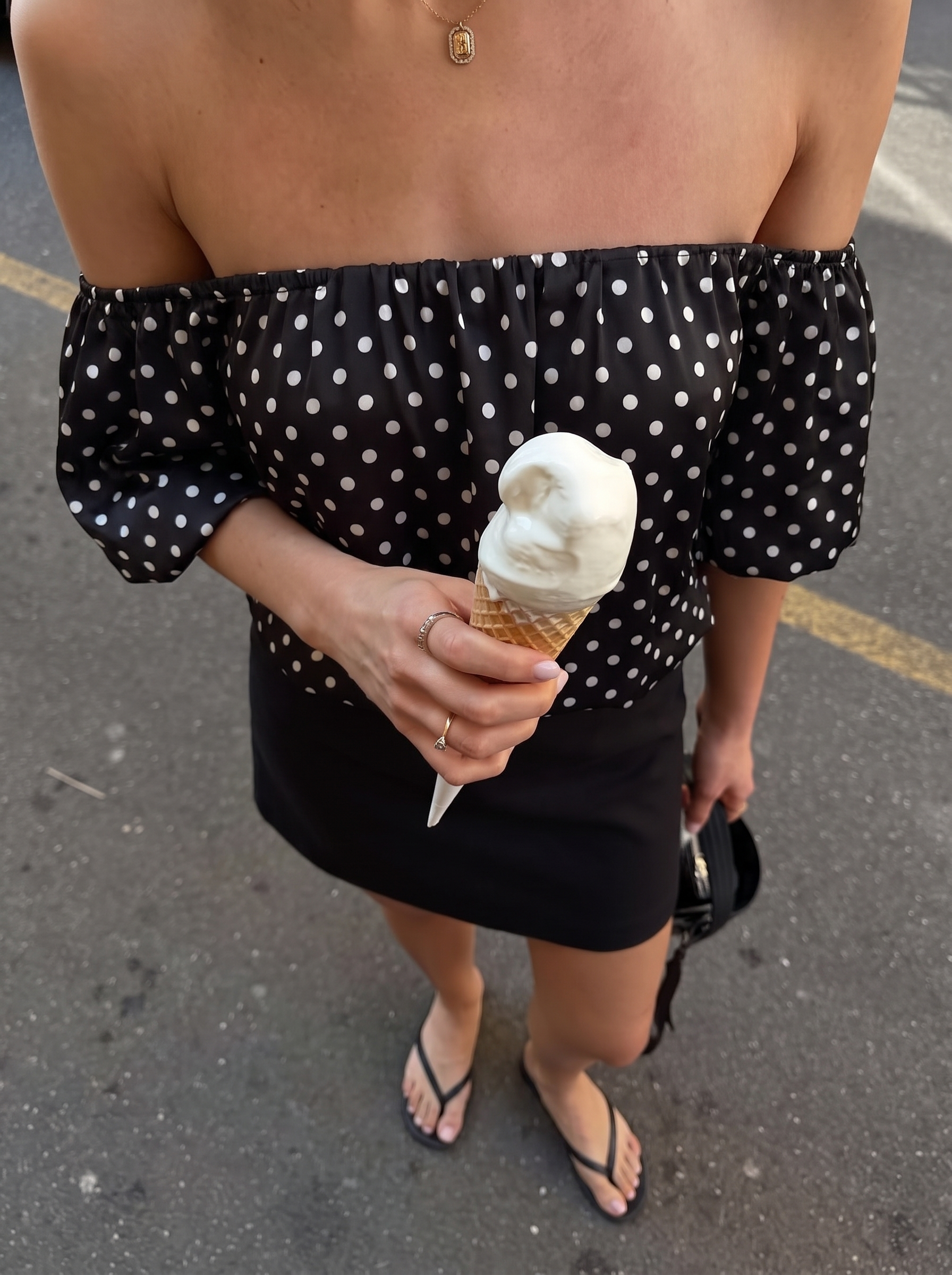 Amalia topp svart