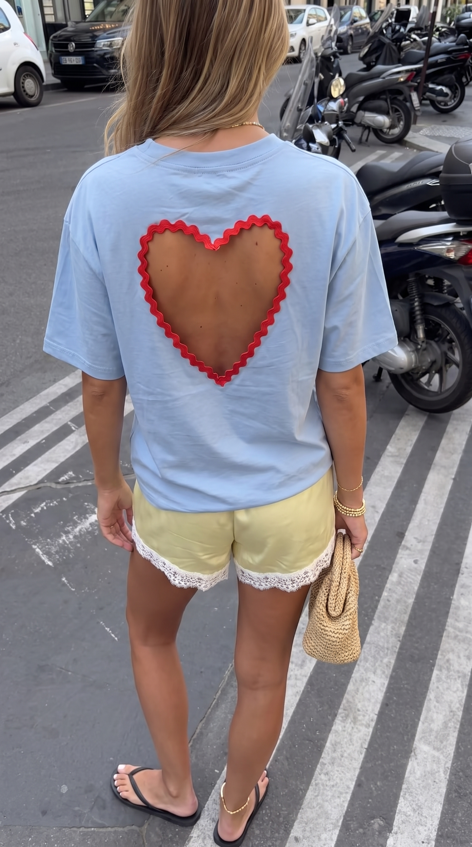 T-shirt Julietta lyseblå