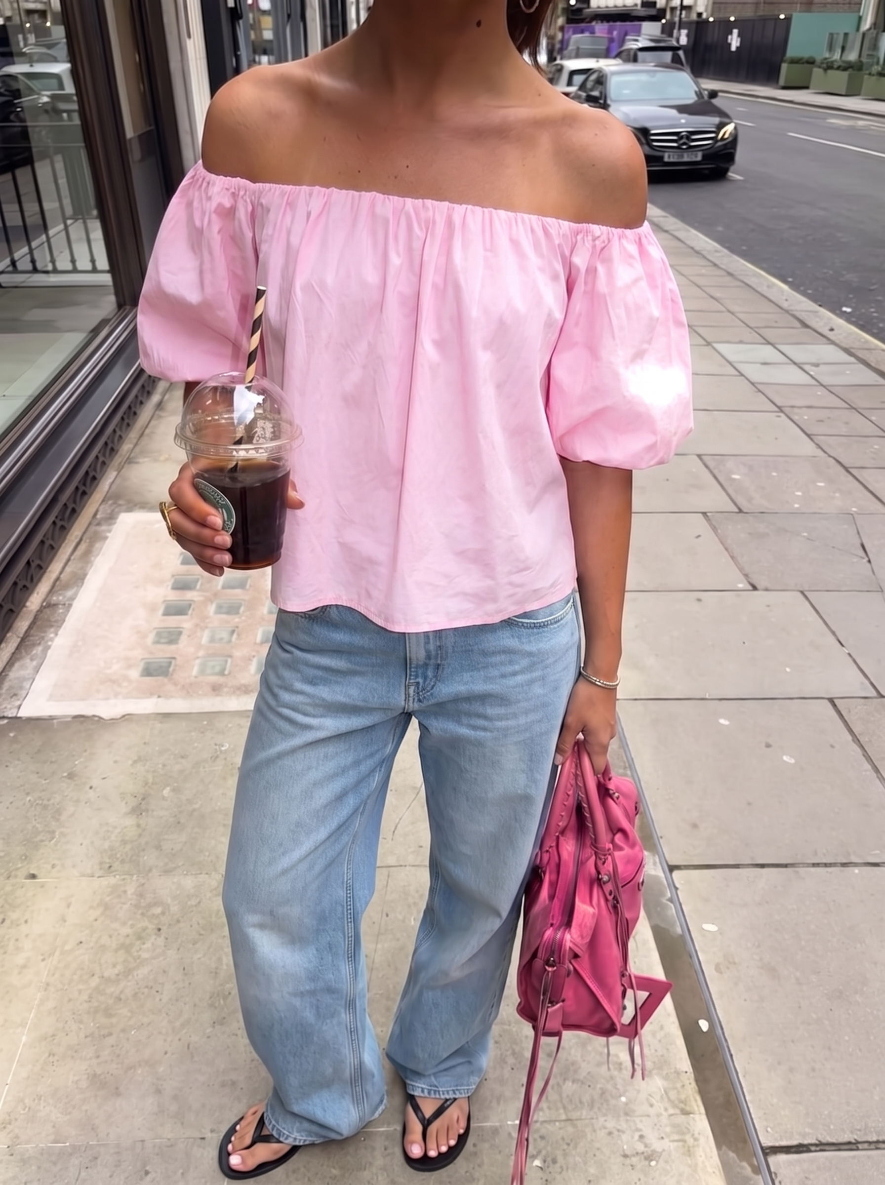 Maude lyserød bluse