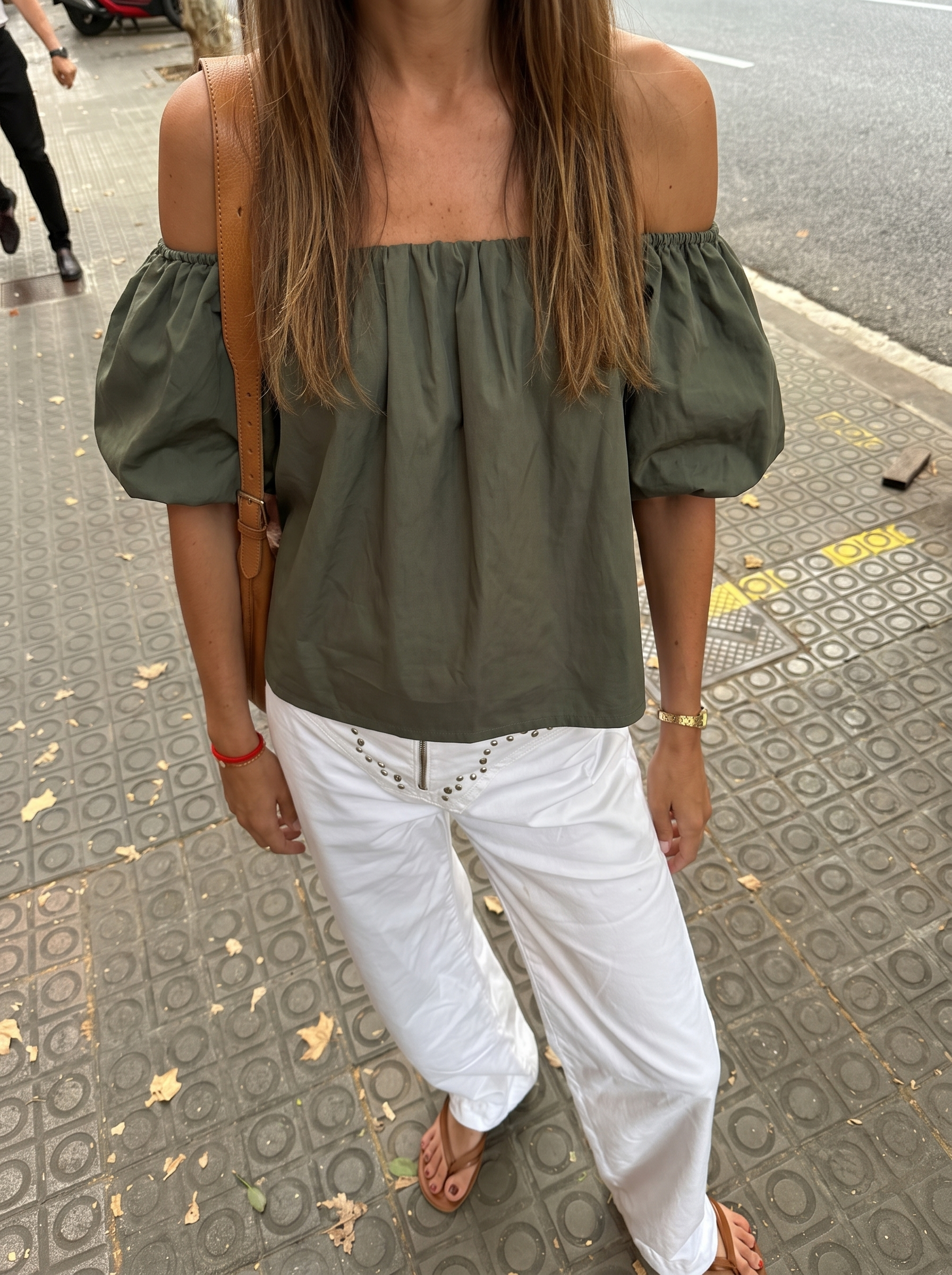 Maude kaki top