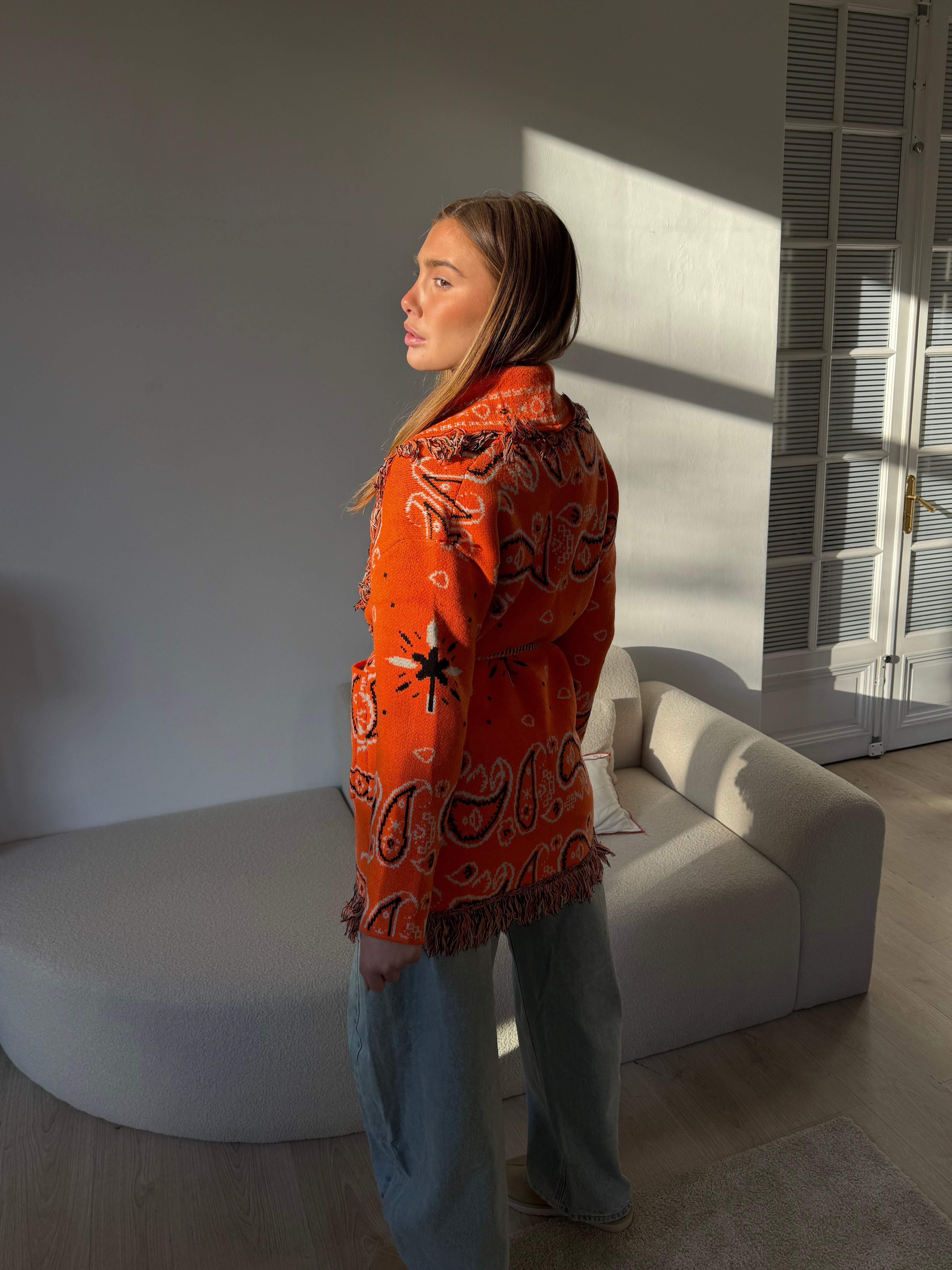 Gilet Suzanne orange