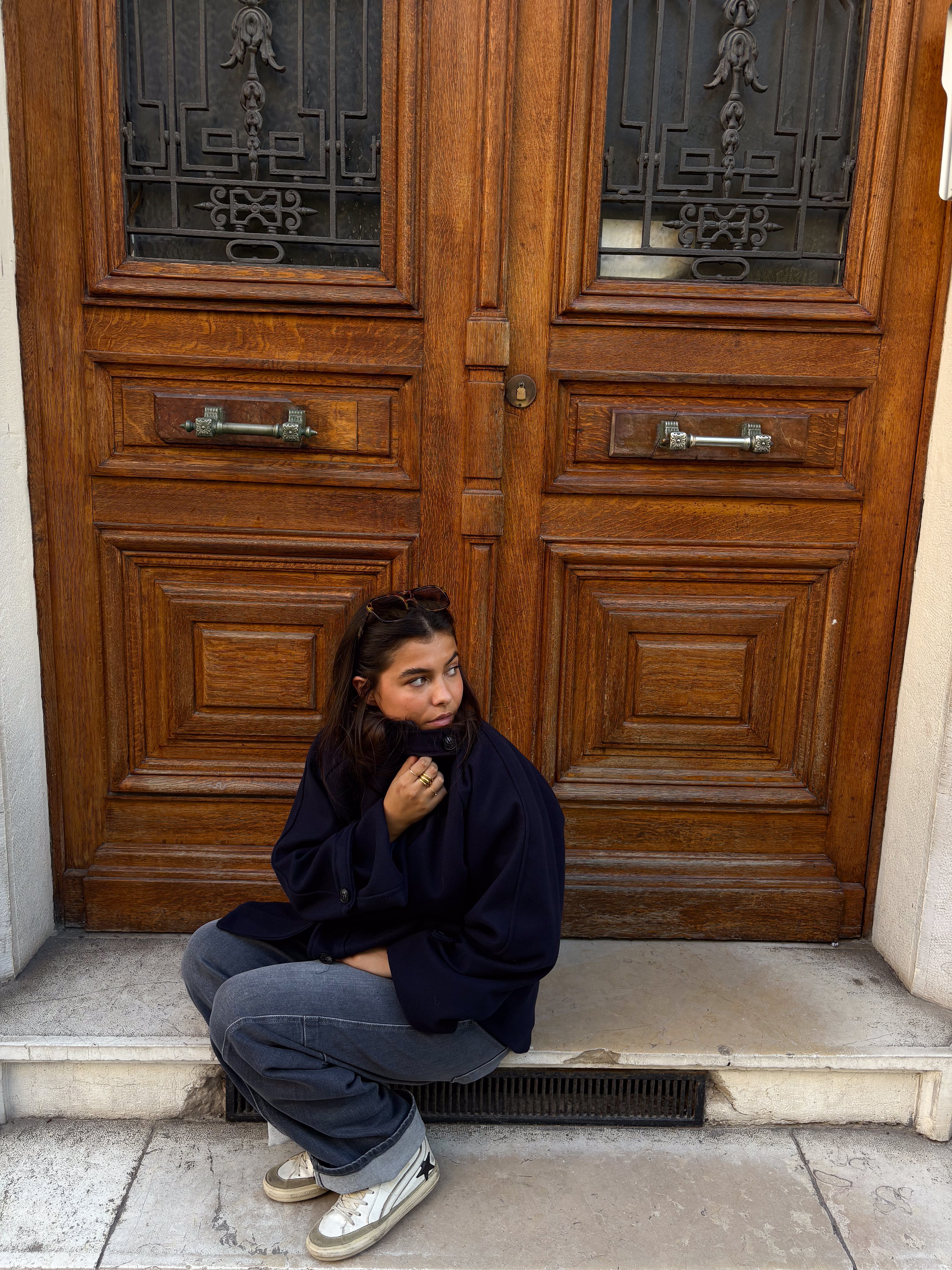 Calix Navy Blue Coat