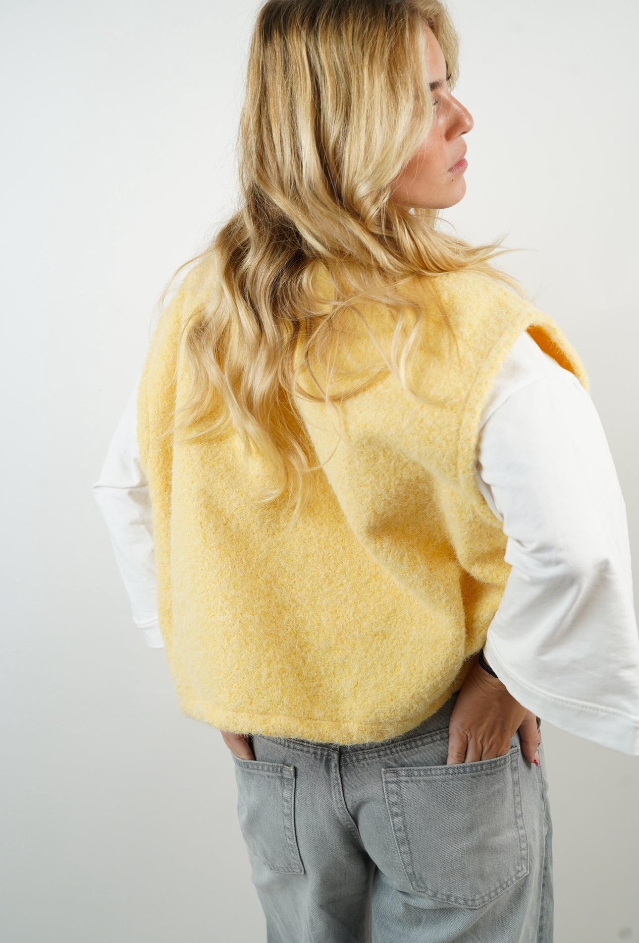 Veste Maddy jaune pâle