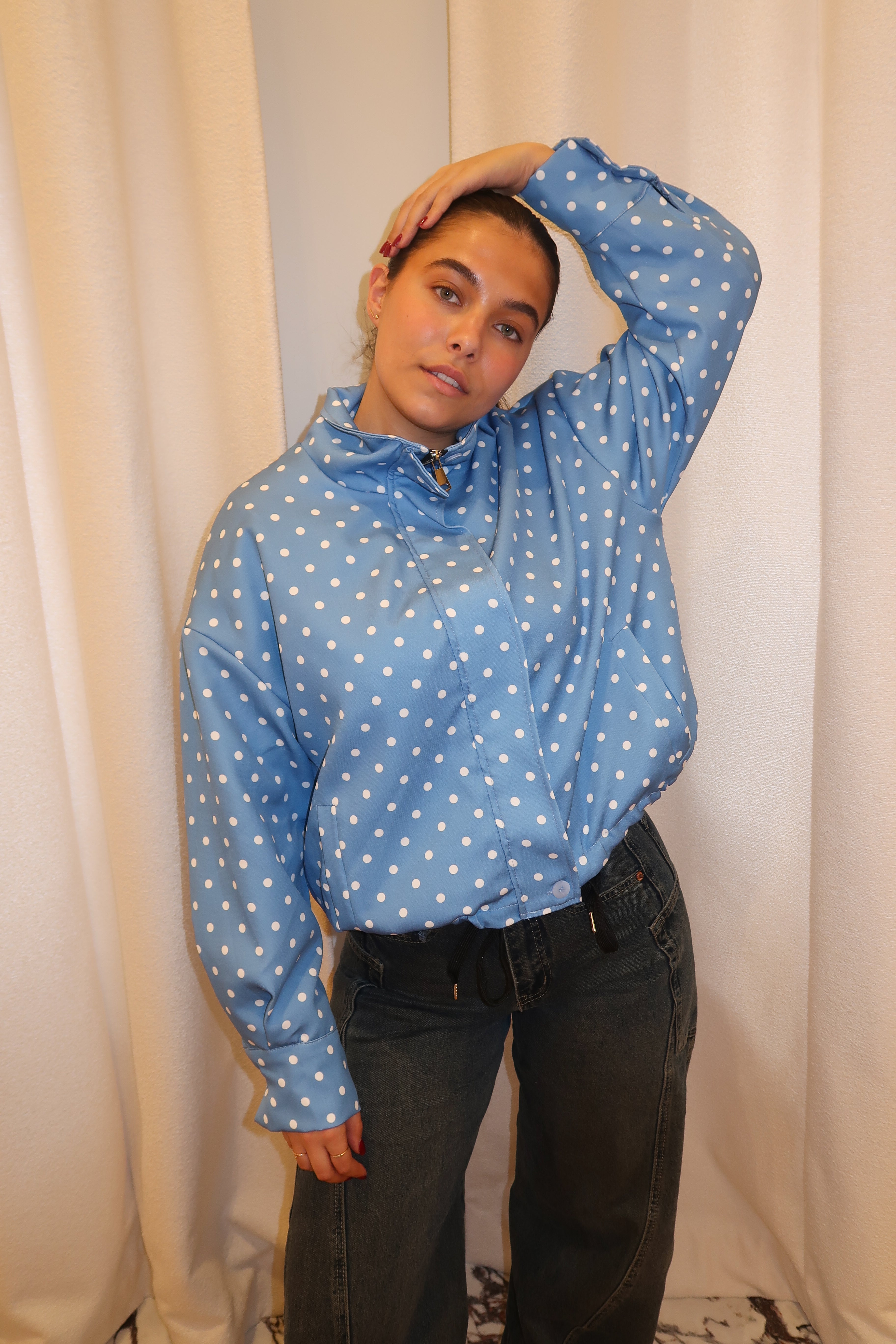 Light Blue Navy Jacket