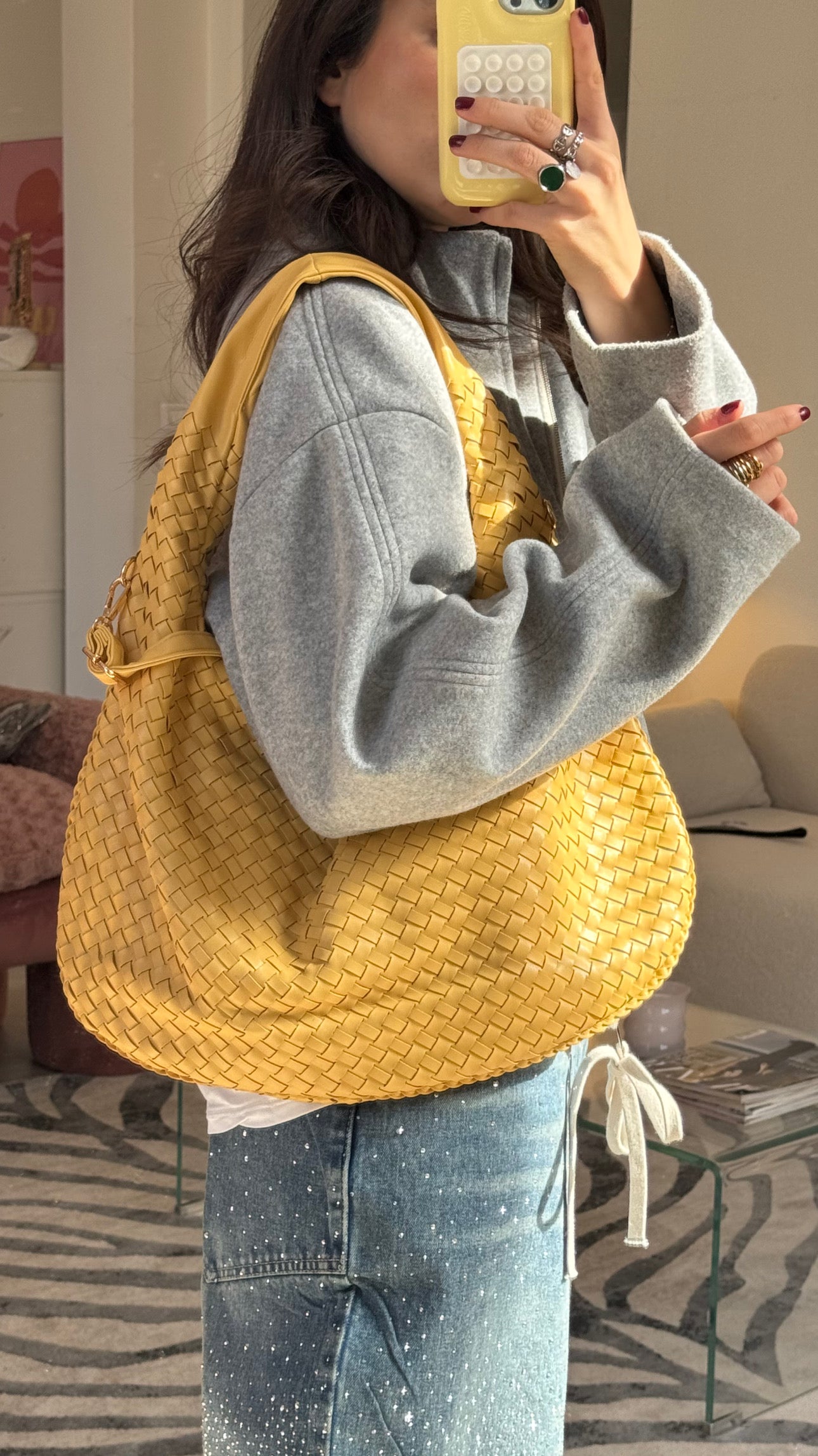 Tessa mustard bag