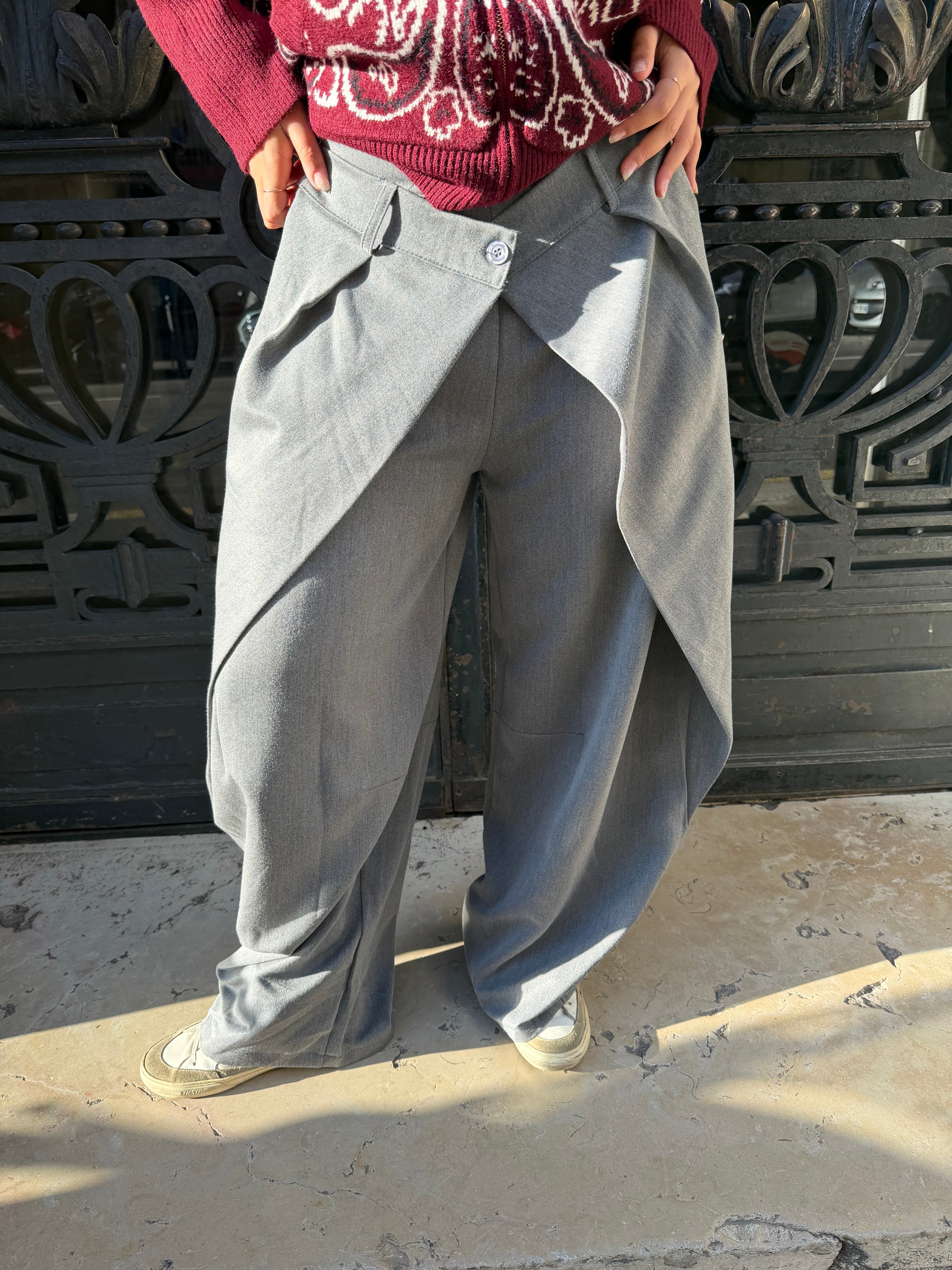 Pantalon Raquel gris