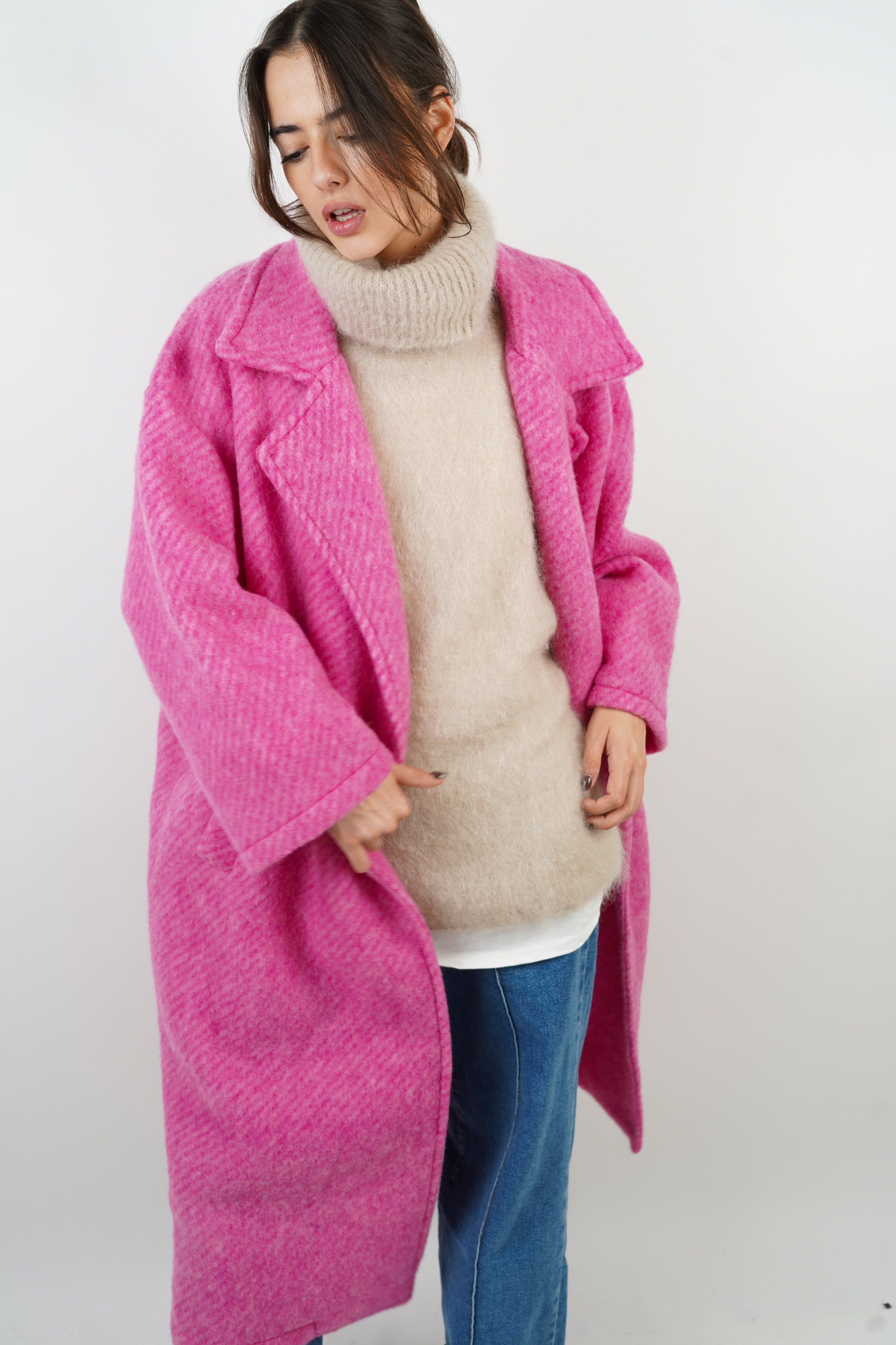 Gabriela pink coat