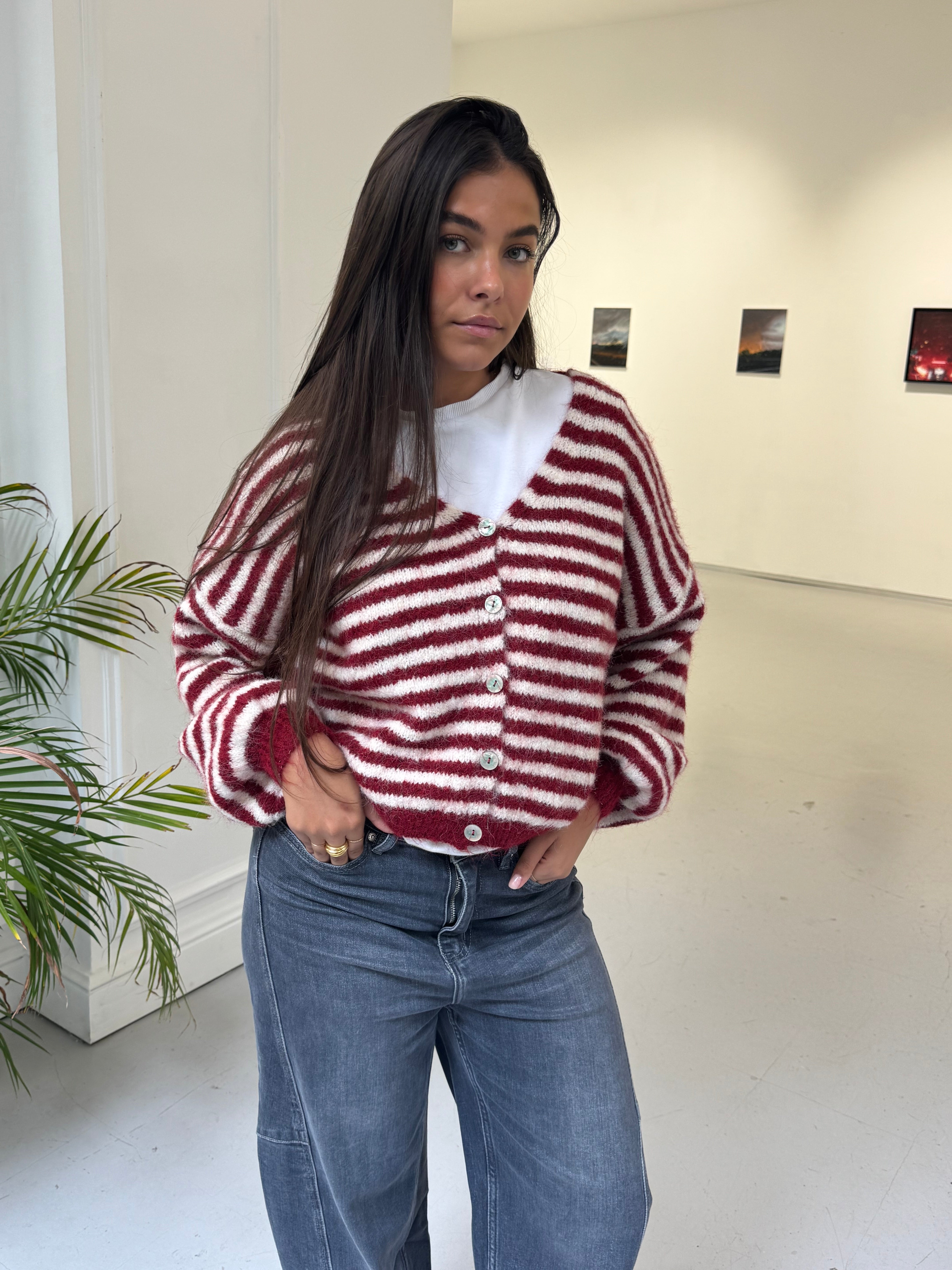 Stef rot-weiße Weste