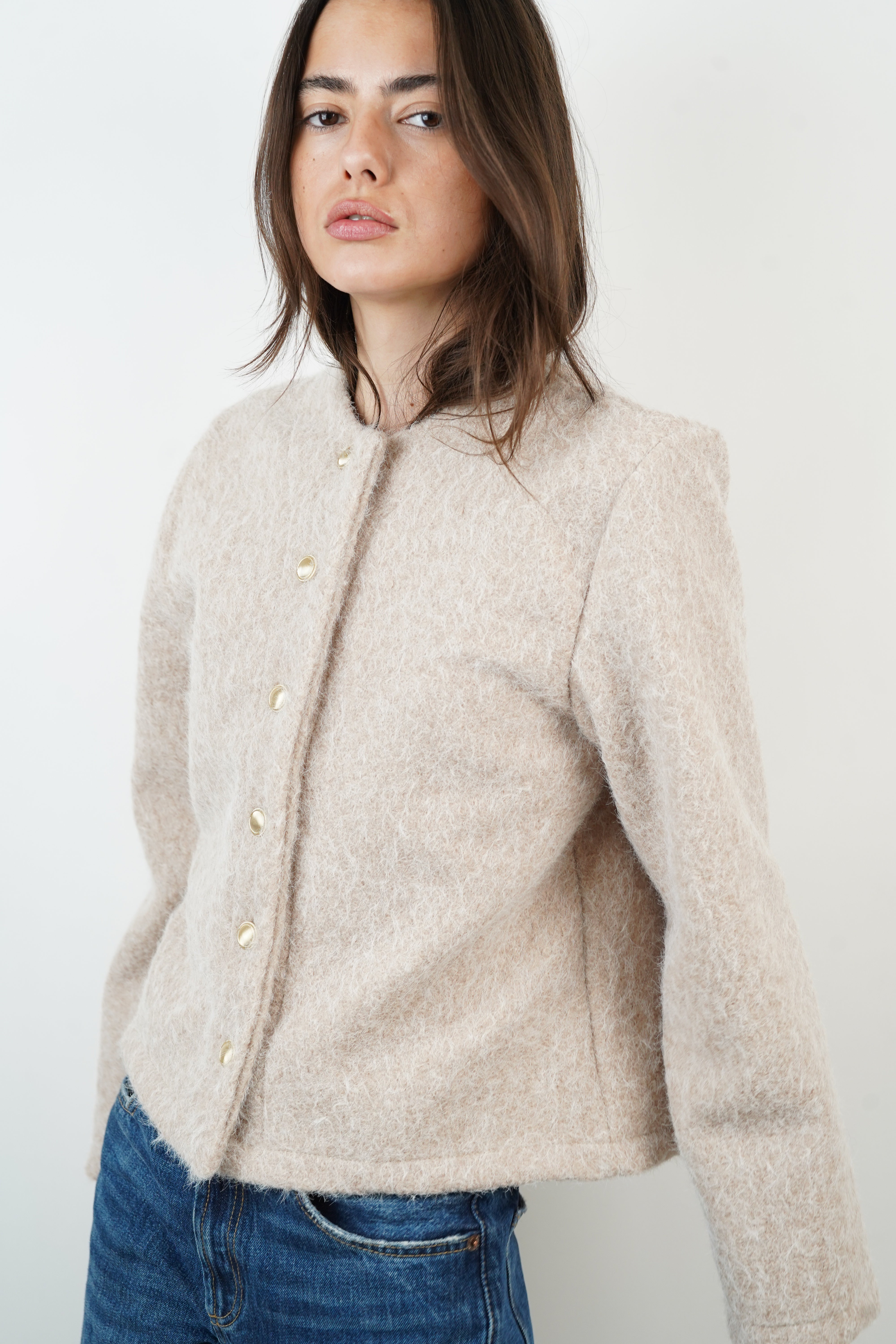 Beige Lina Cardigan