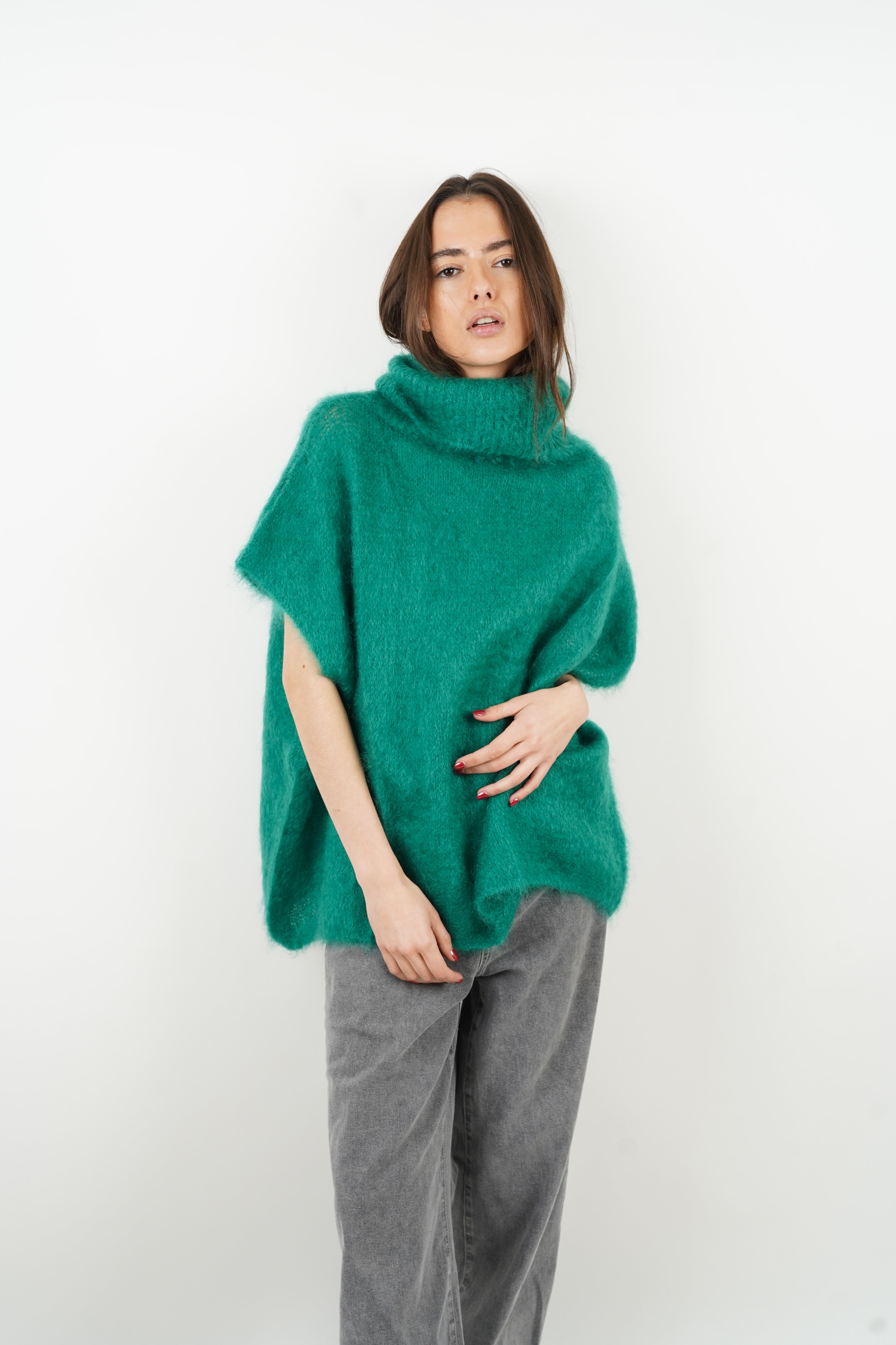 Pull Pietra mohair vert