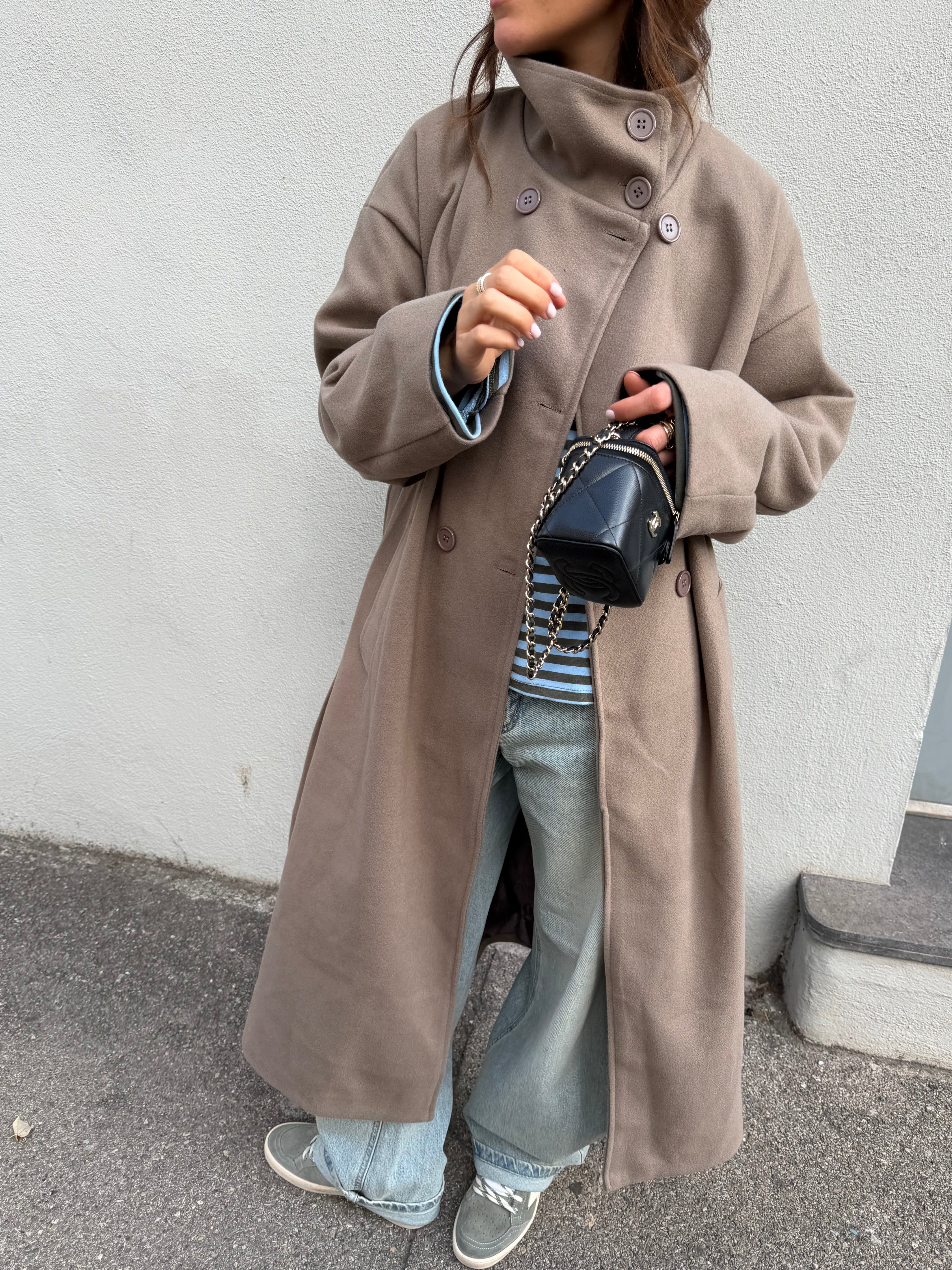 Manteau Joyce taupe