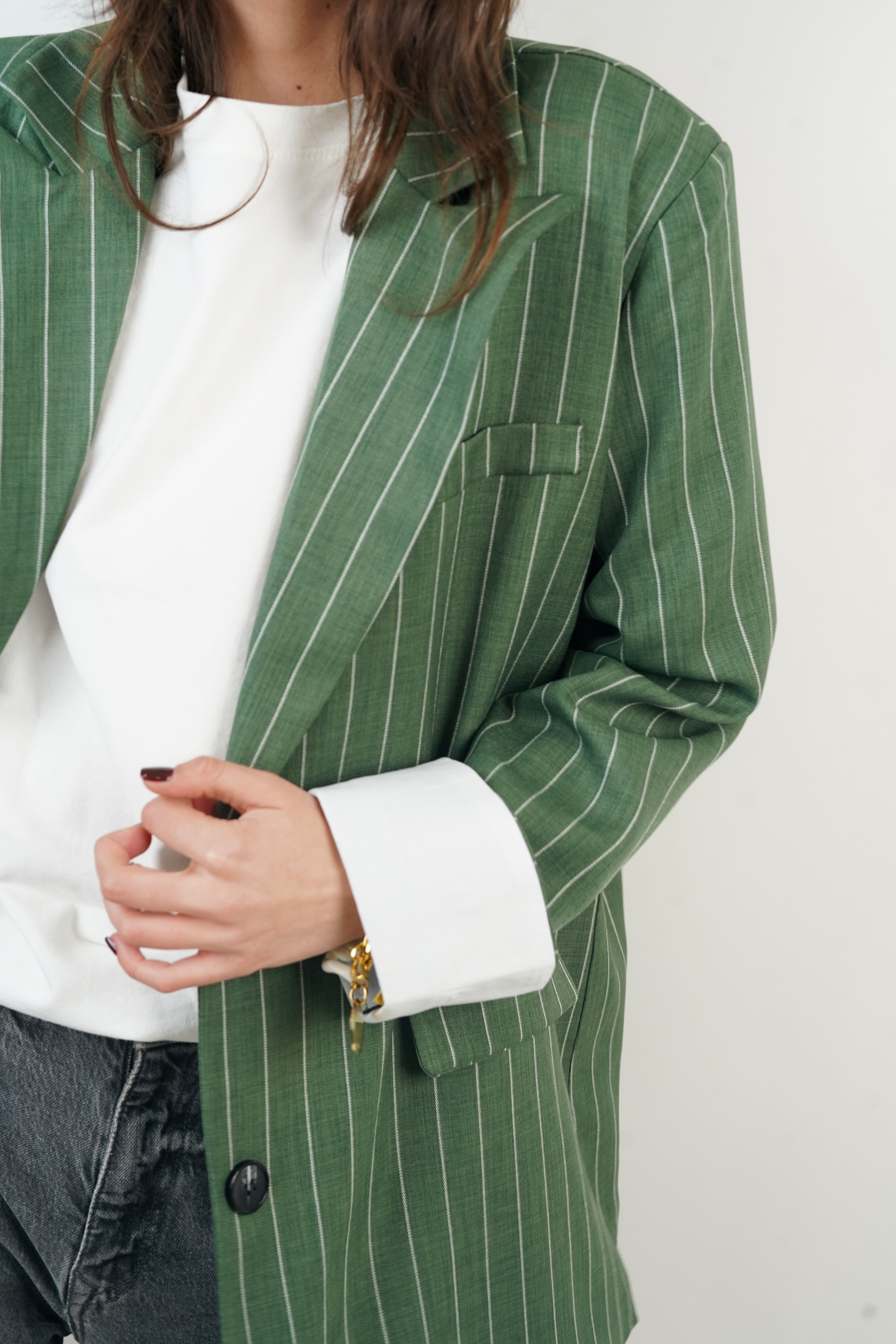 Astrid green blazer