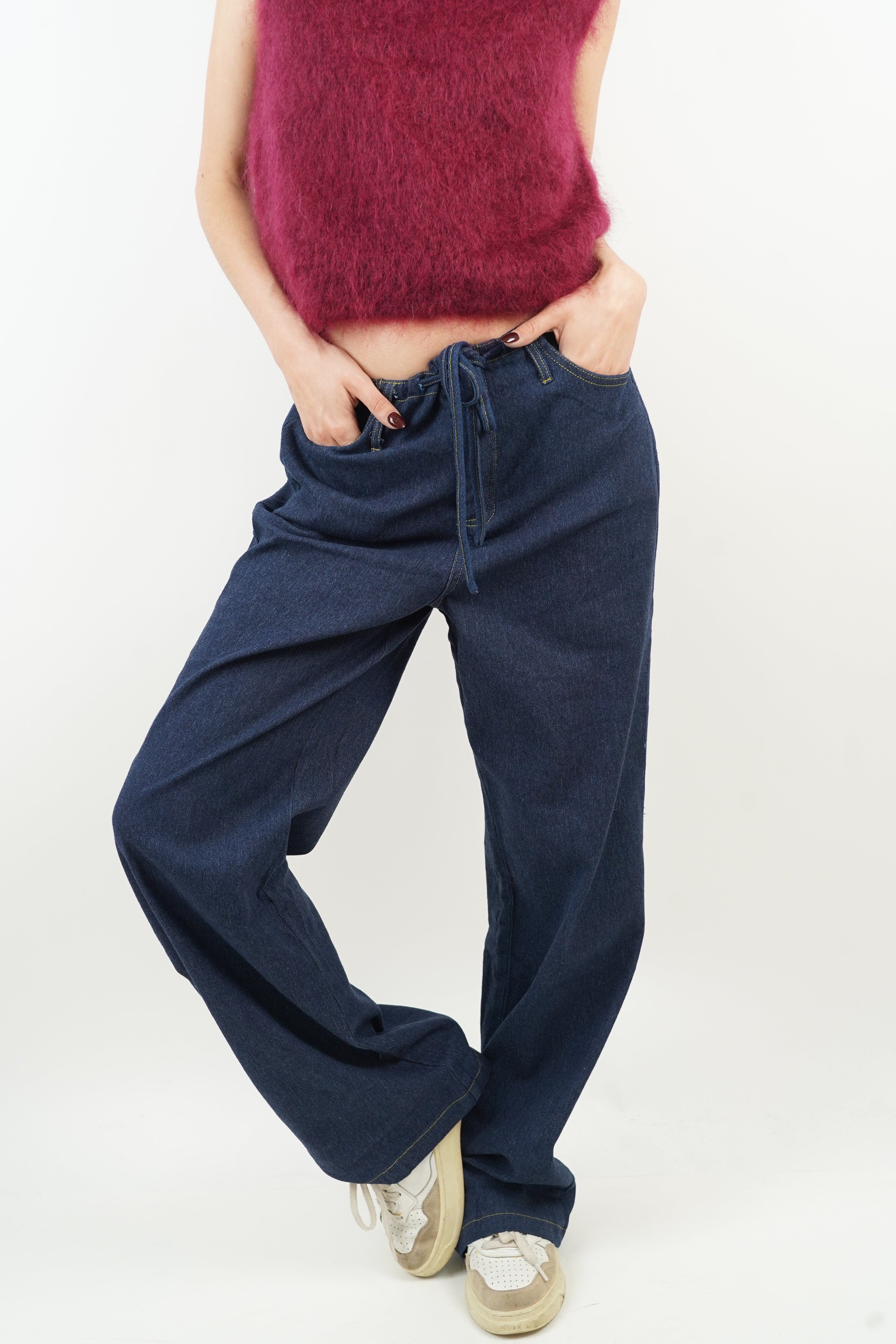 Arya denim effect pants