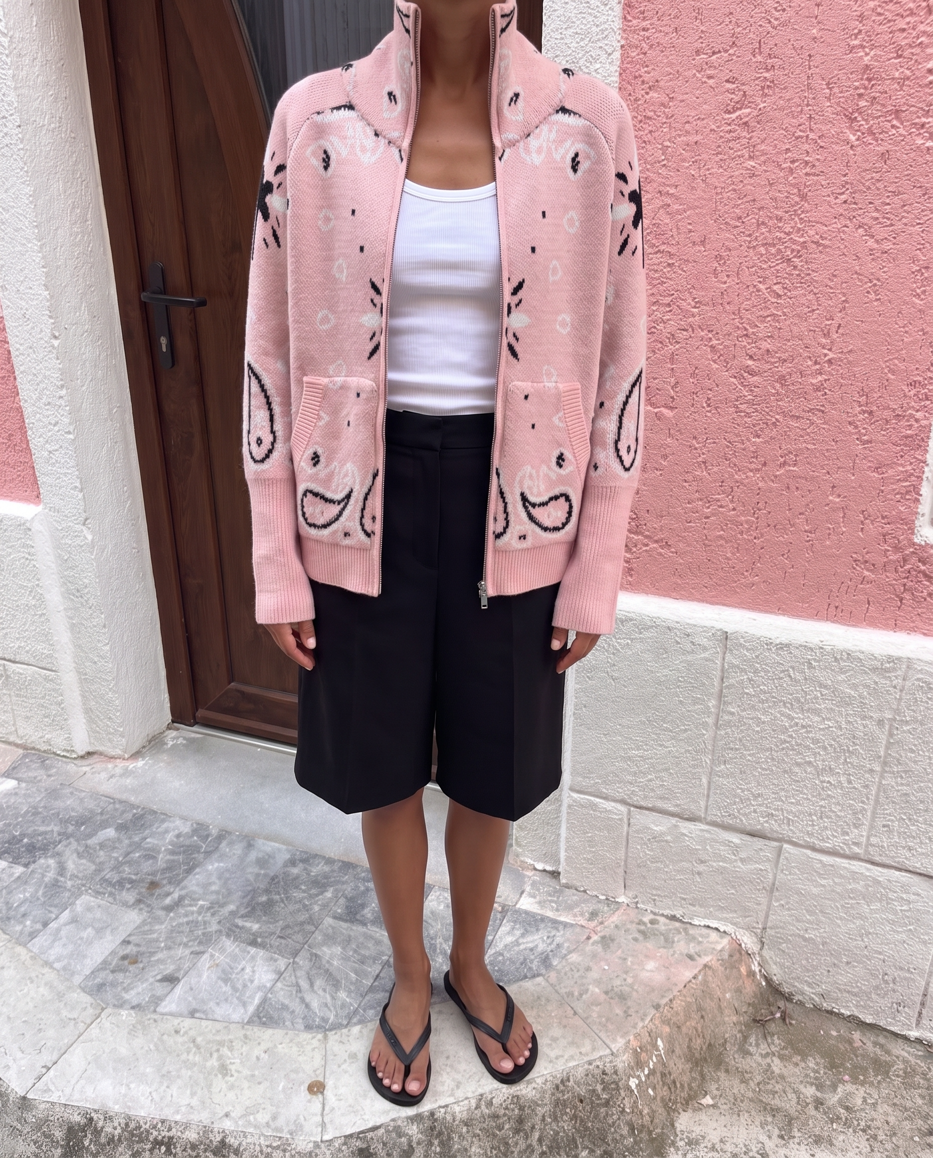 Carla pink vest