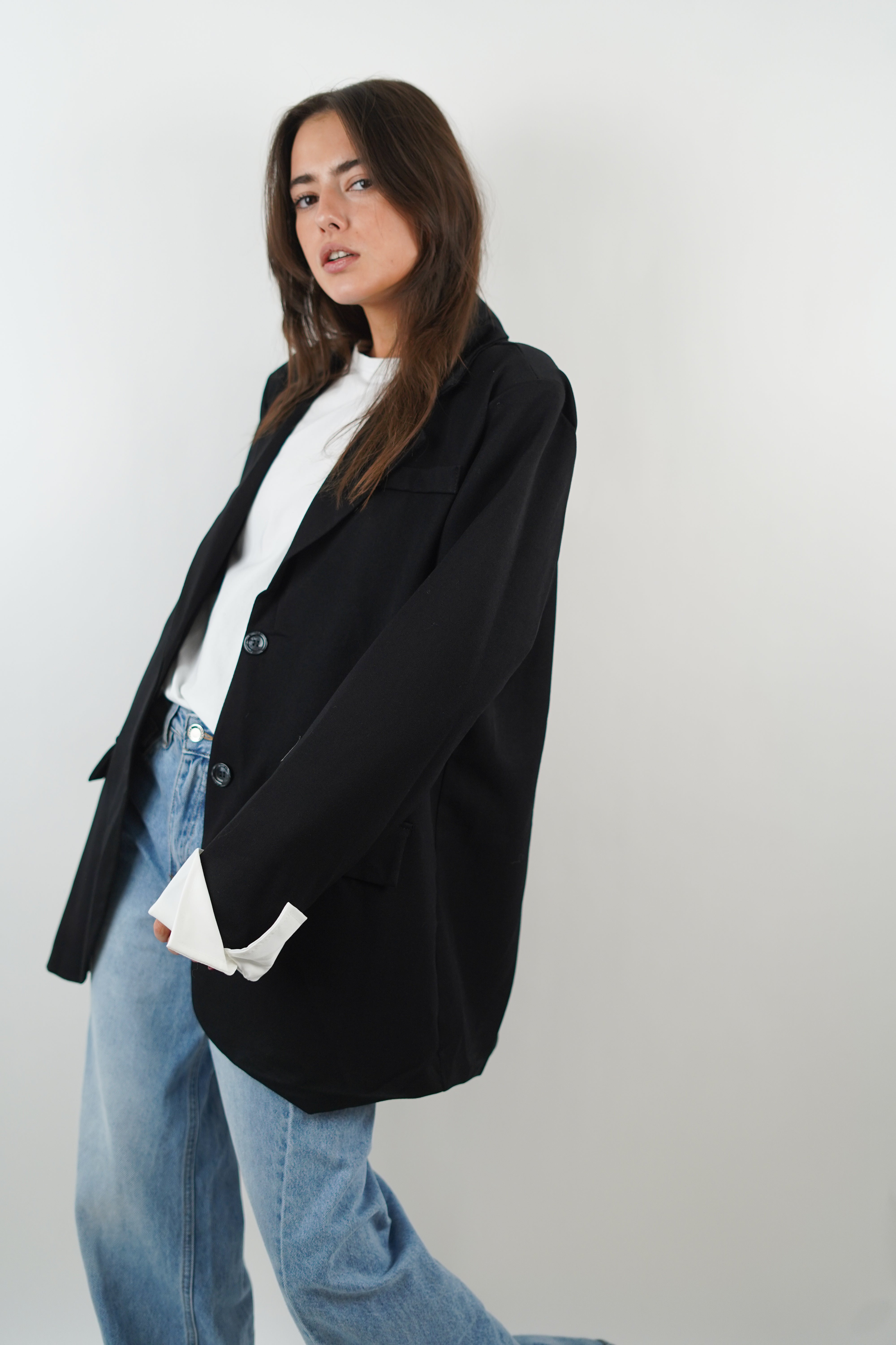 Black Ninon Blazer