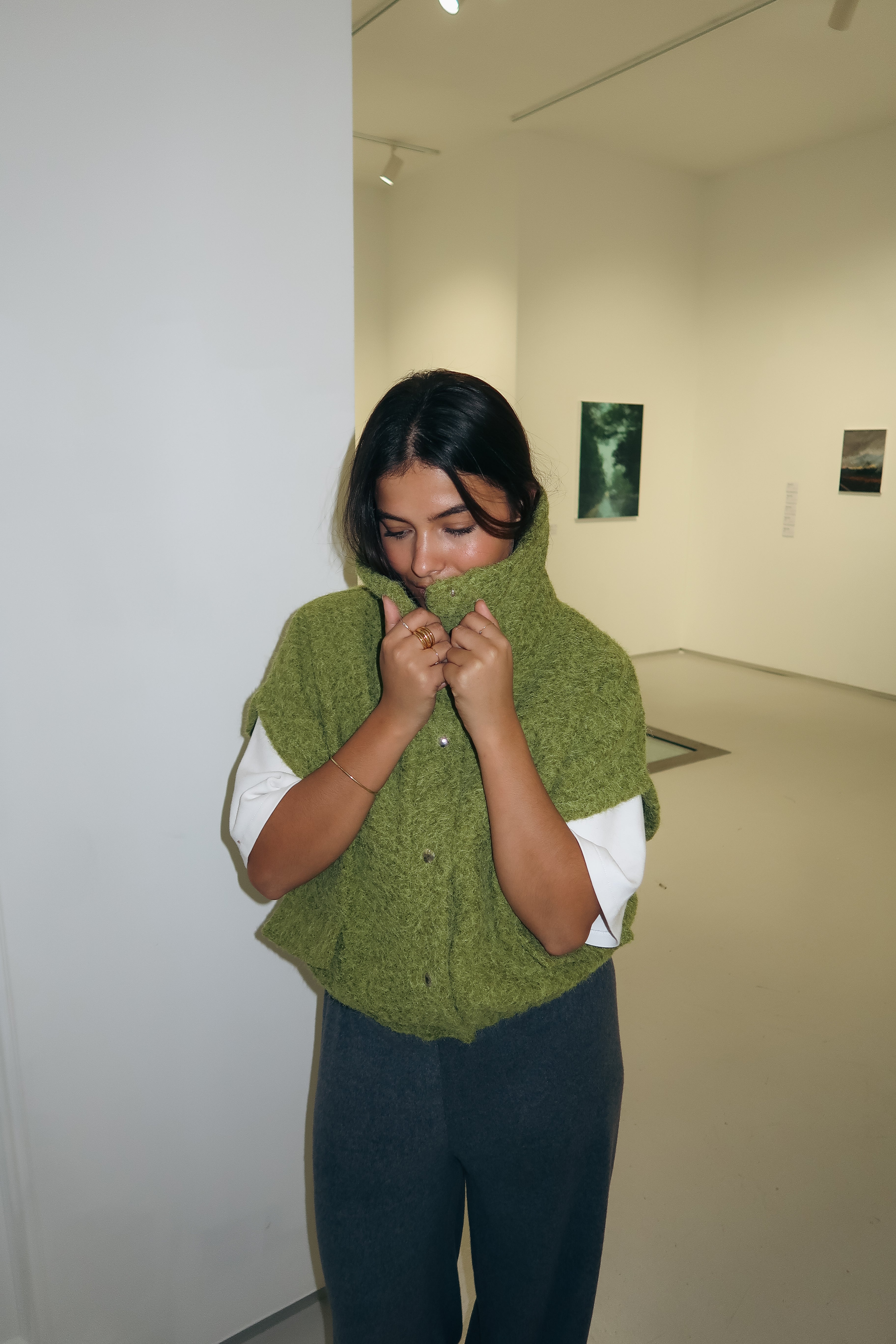 Veste Anais vert olive