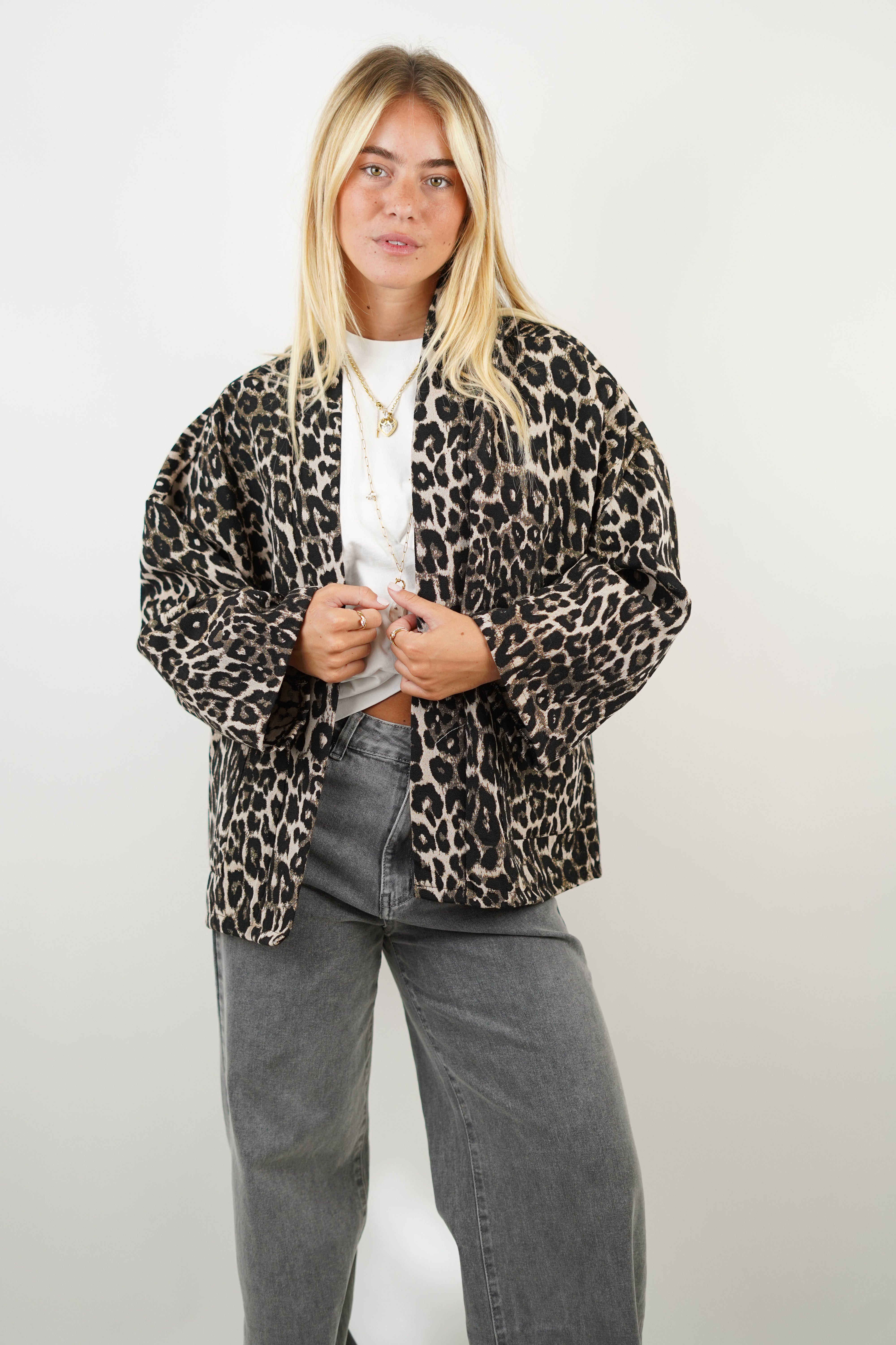 Mina Leopard Jacket