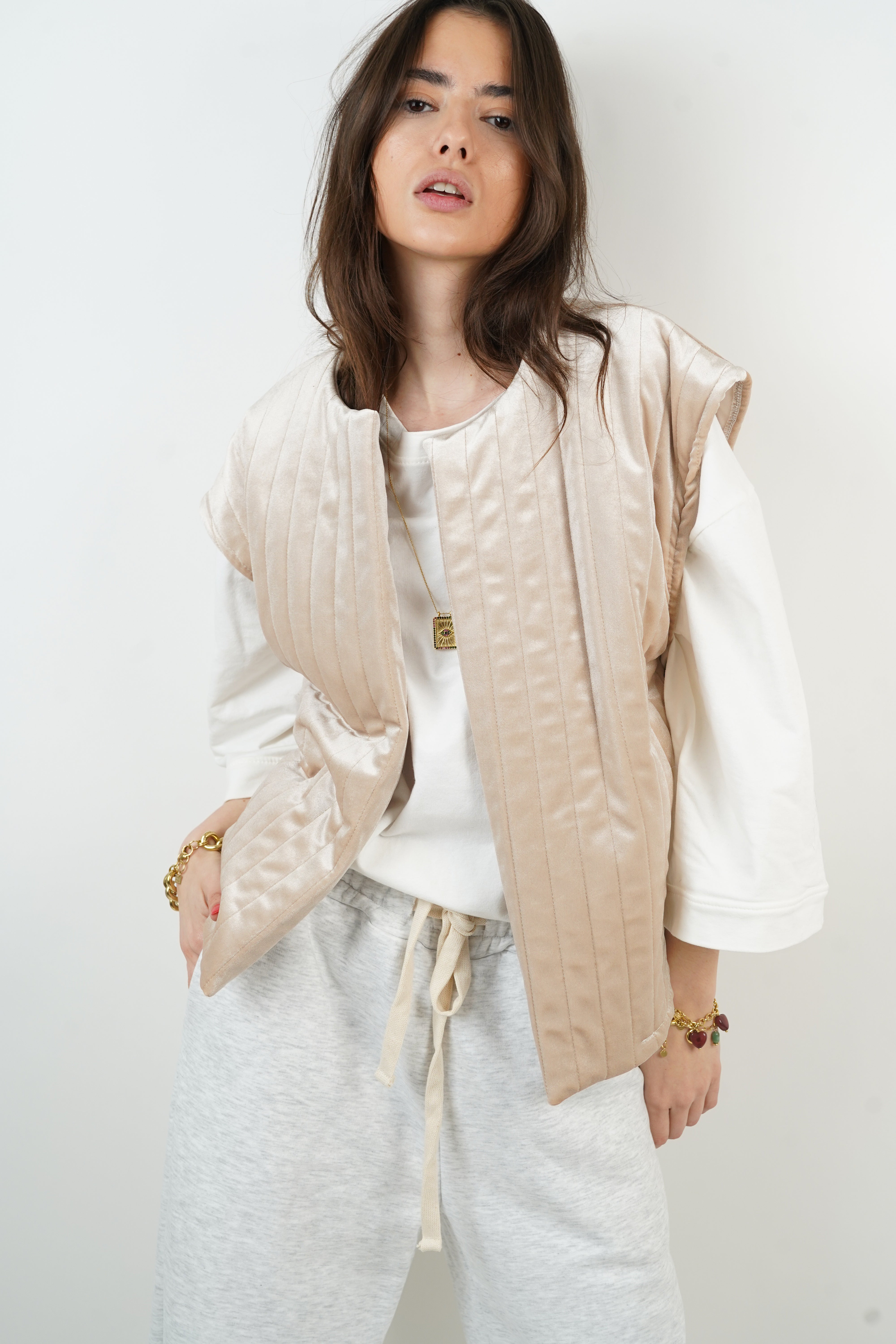 Veste Lila beige