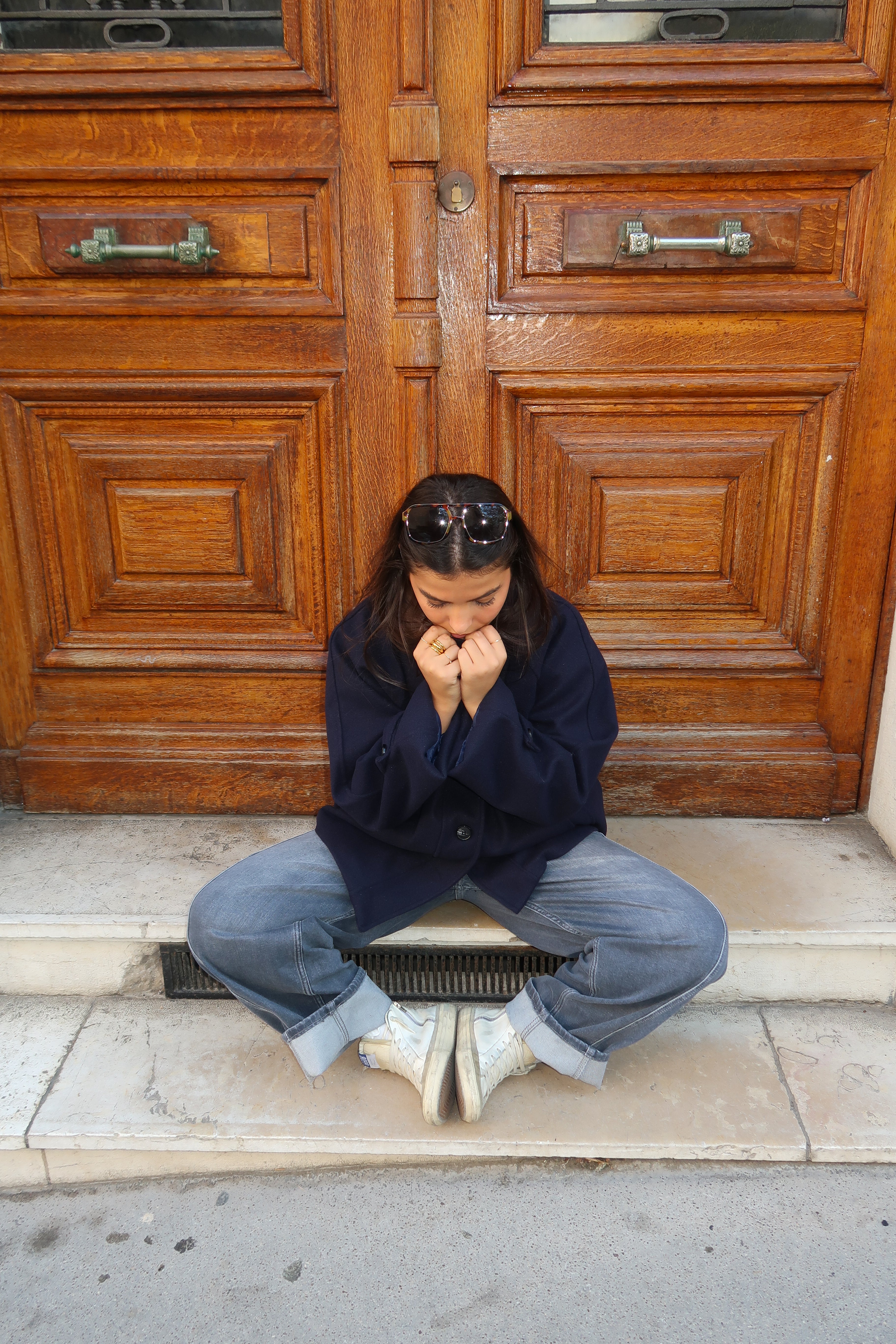 Calix Navy Blue Coat