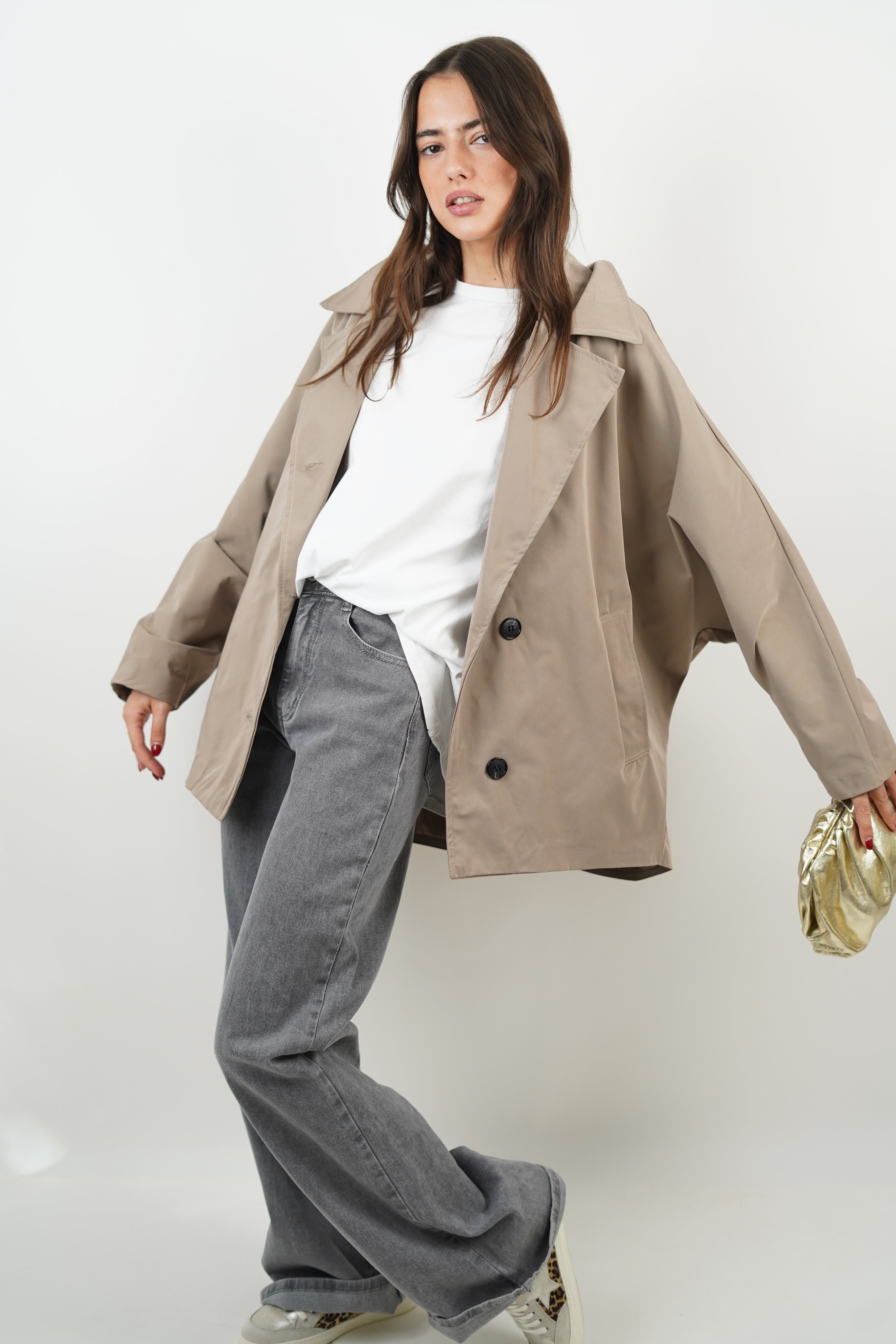 Ella Trenchcoat Taupe