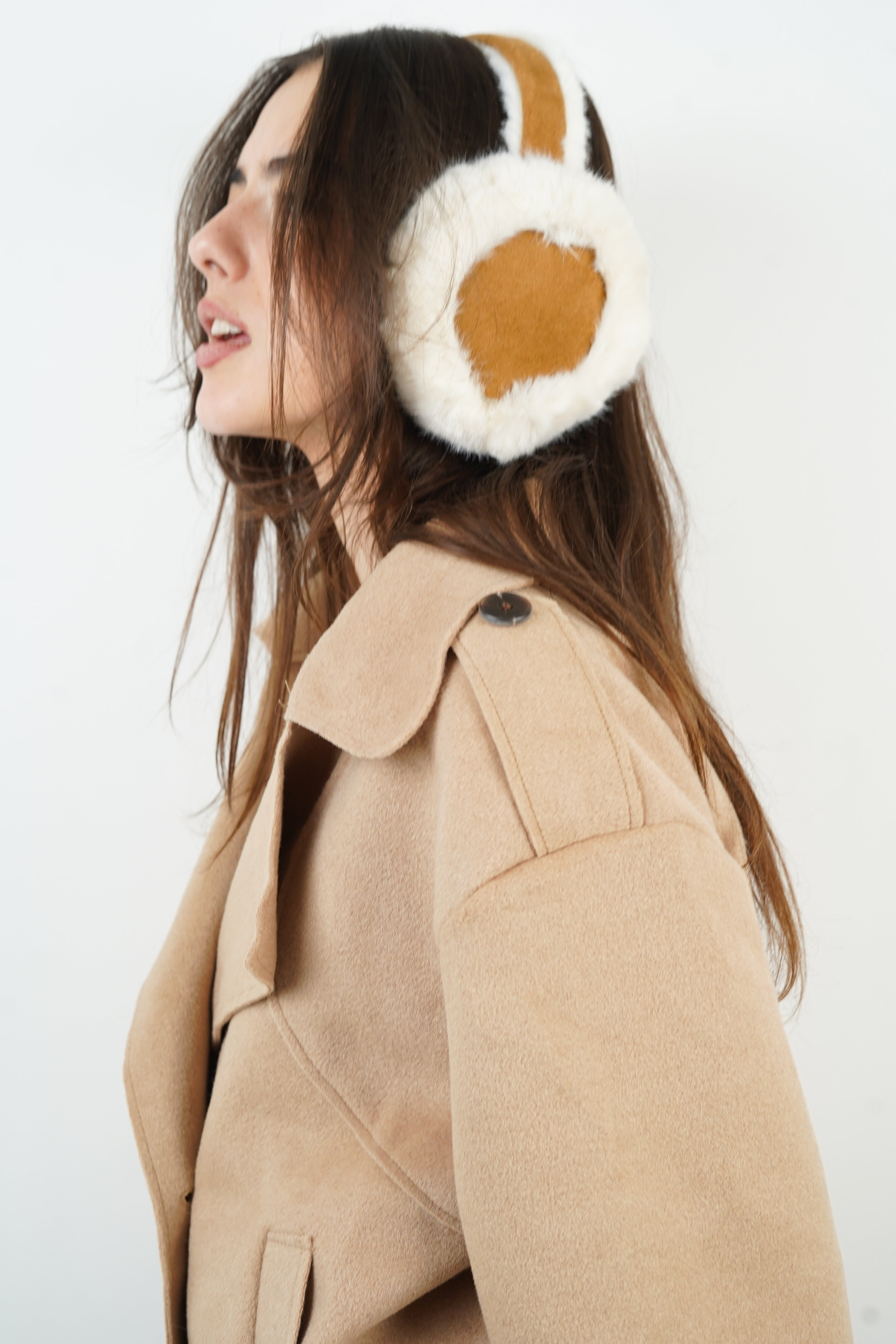 Léna camel earmuffs