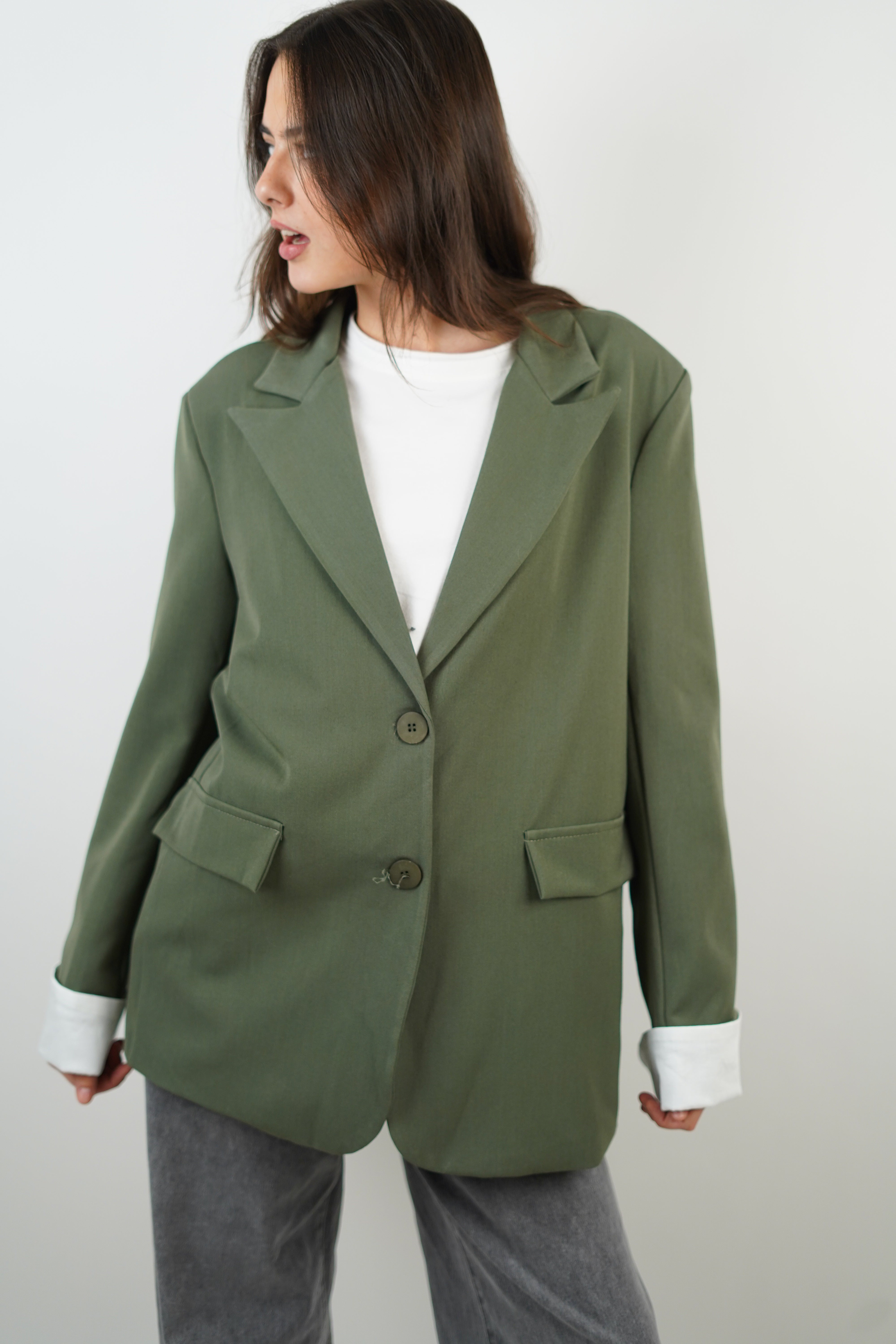 Ninon Khaki-Blazer