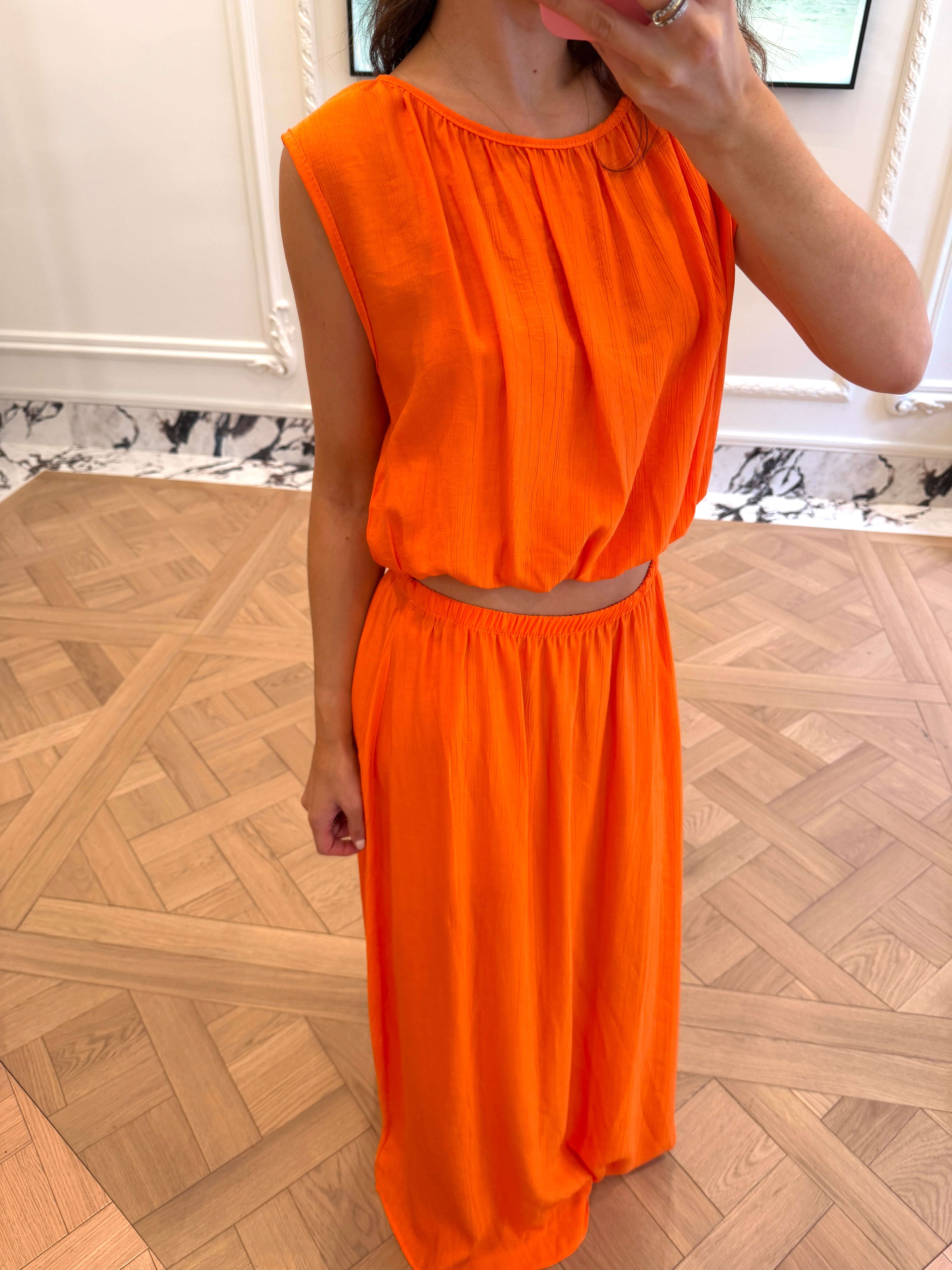 Ensemble Daniella orange