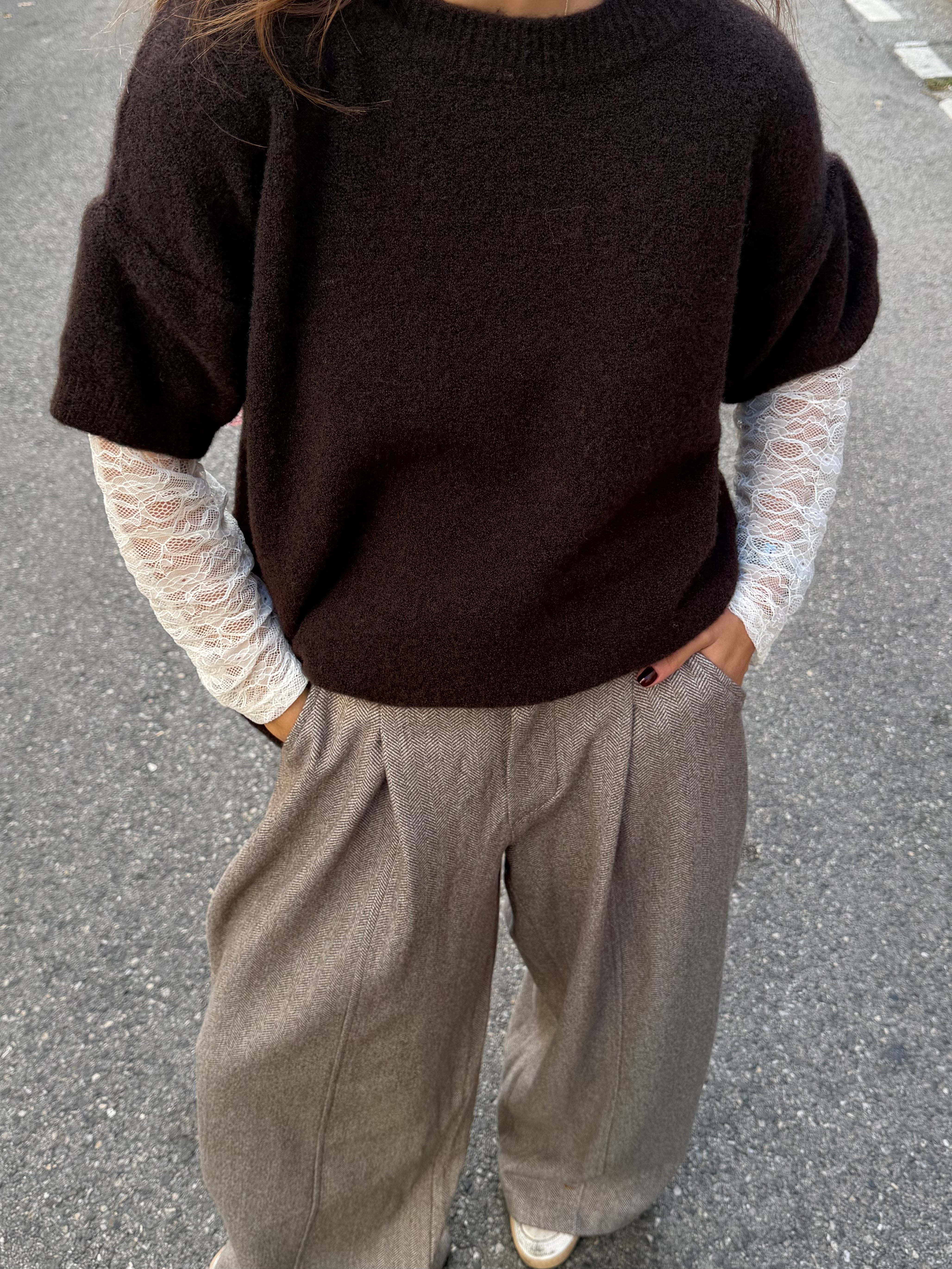 Athena brown sweater