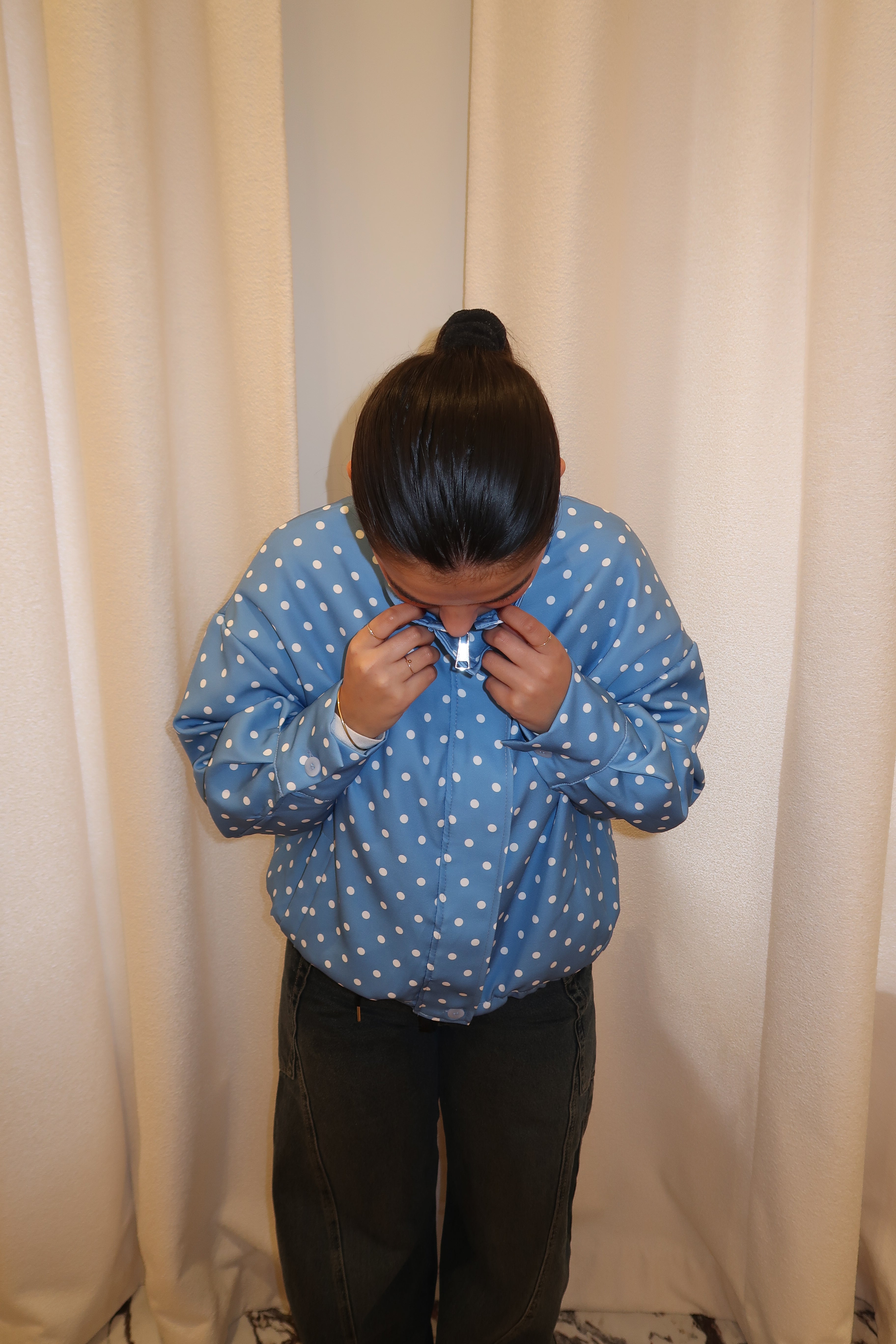 Light Blue Navy Jacket